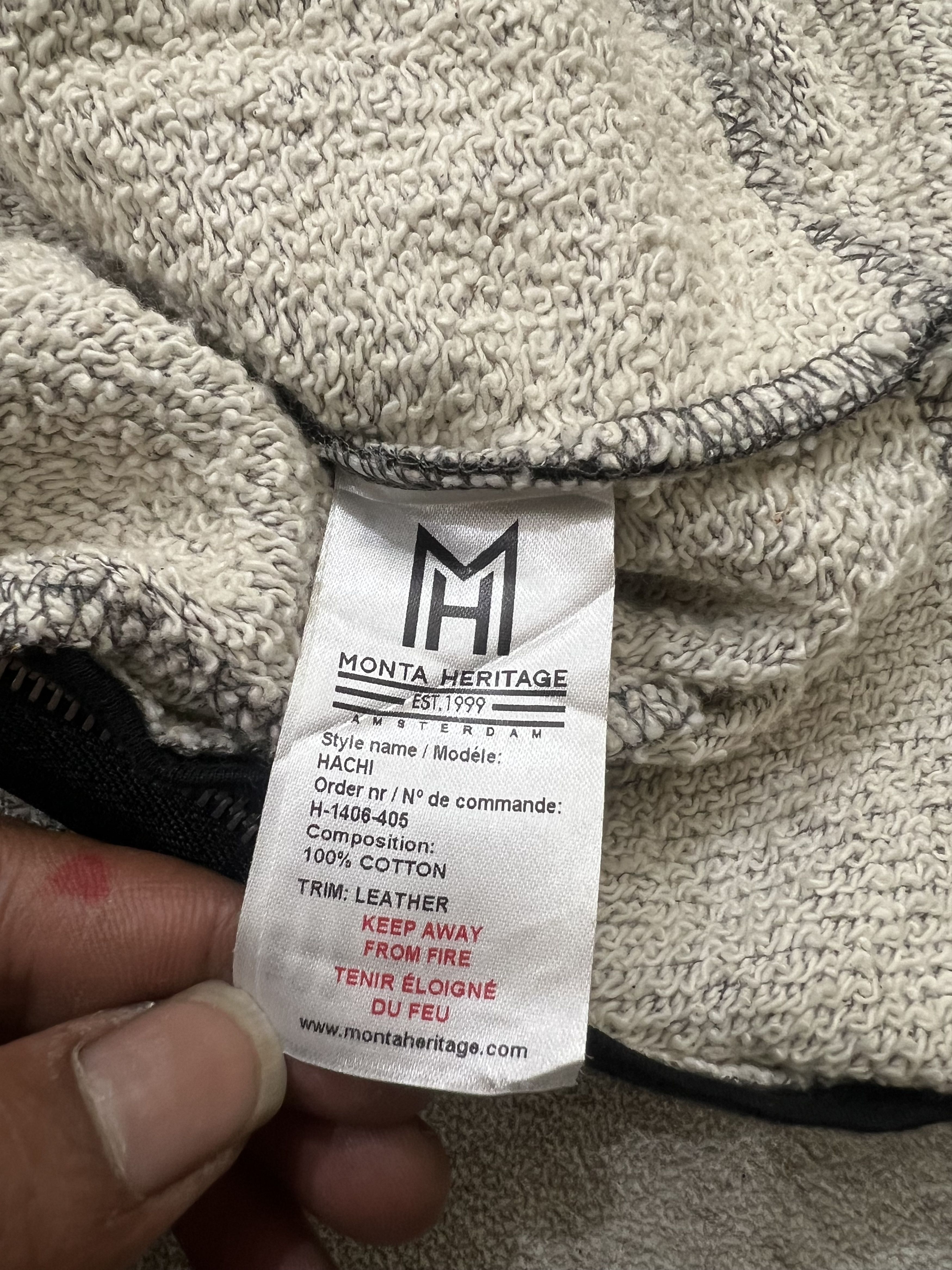 Japanese Brand 2000s Monta Heritage Hybrid Leather Zip Hoddie y2k Lgb Ifsix Size US L / EU 52-54 / 3 - 10 Thumbnail