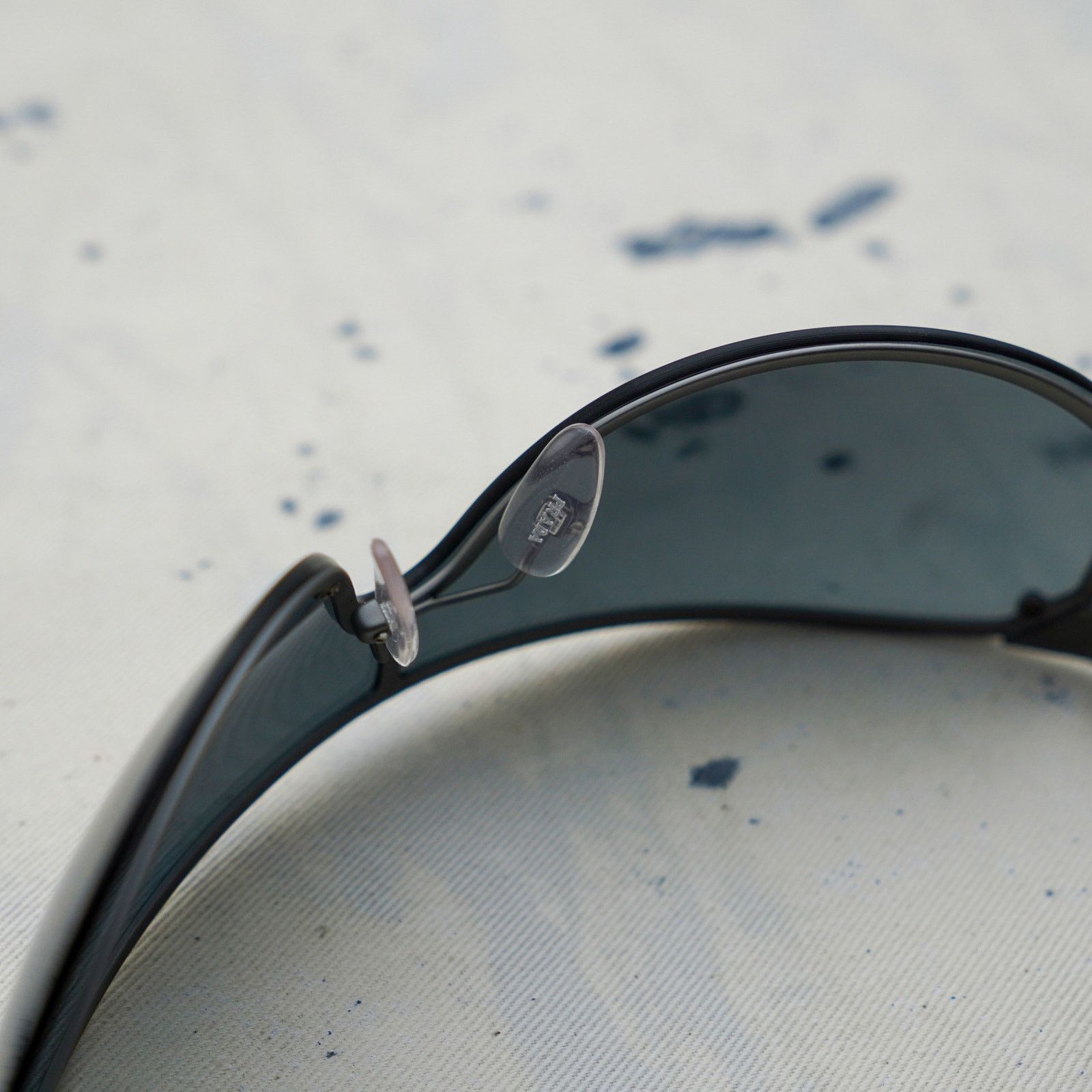 Prada Prada linea rossa sps 61u black wrap shield logo sunglasses Size ONE SIZE - 7 Thumbnail