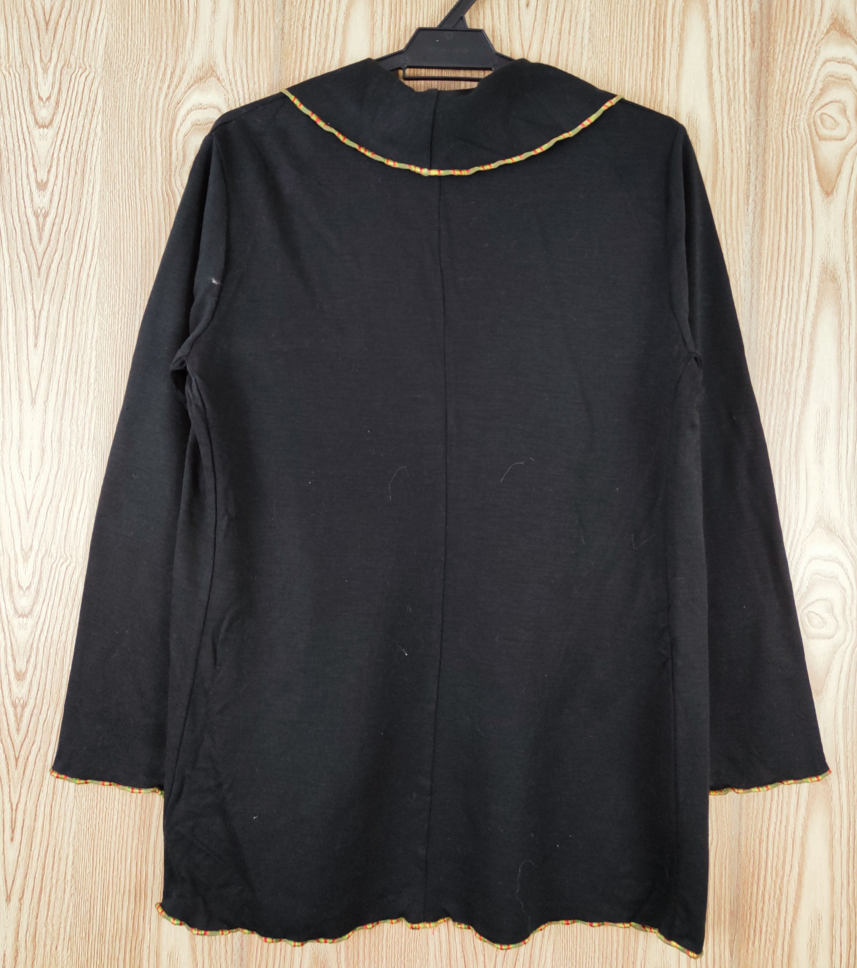 Japanese Brand × Vintage Streetwear Japanese Brand Black Cardigan Size M / US 6-8 / IT 42-44 - 7 Thumbnail