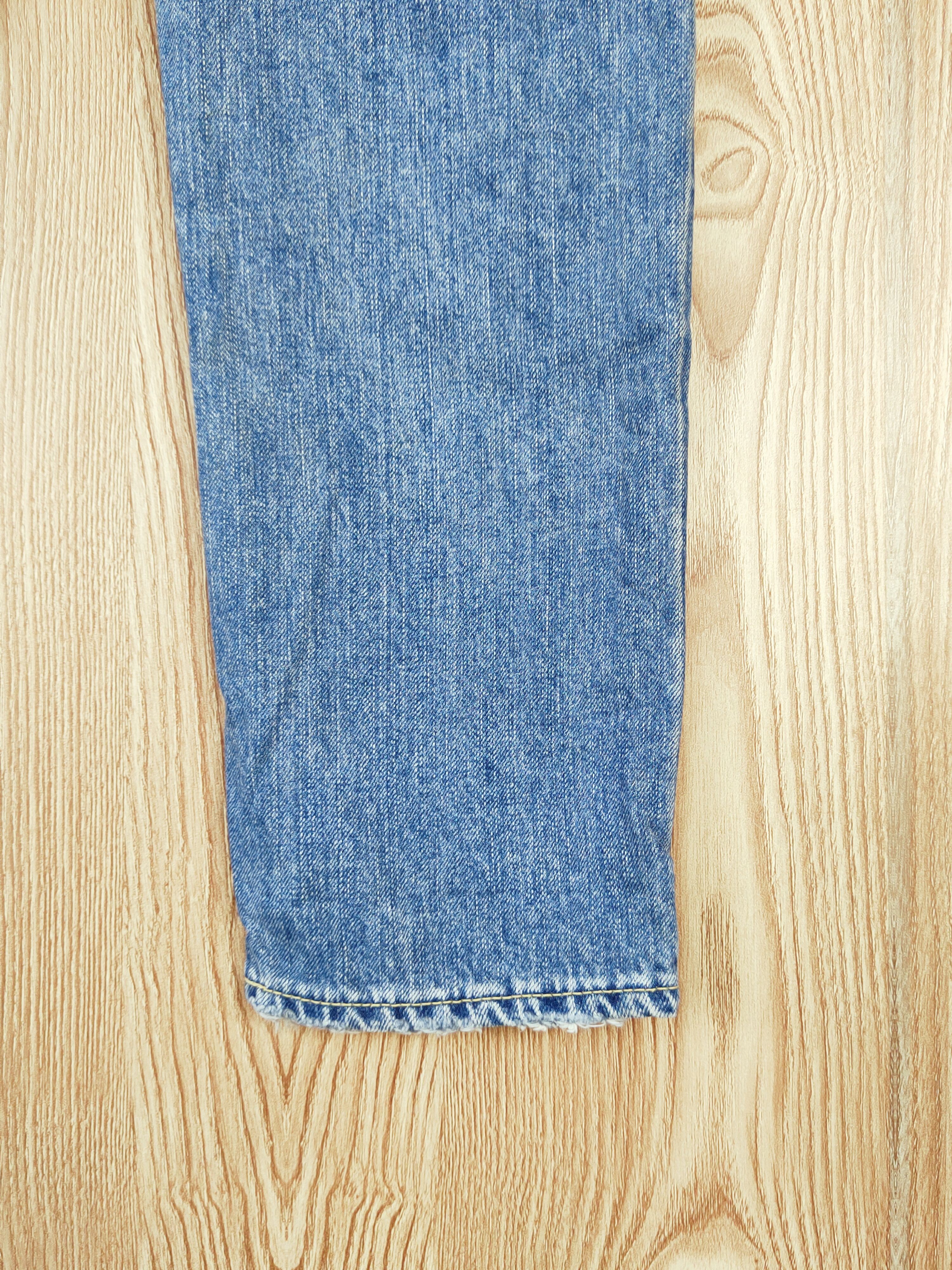 Japanese Brand × Vintage Super Rare 💥Rodeo Crowns Blue Distressed Ripped Jeans Size 30" / US 8 / IT 44 - 13 Thumbnail