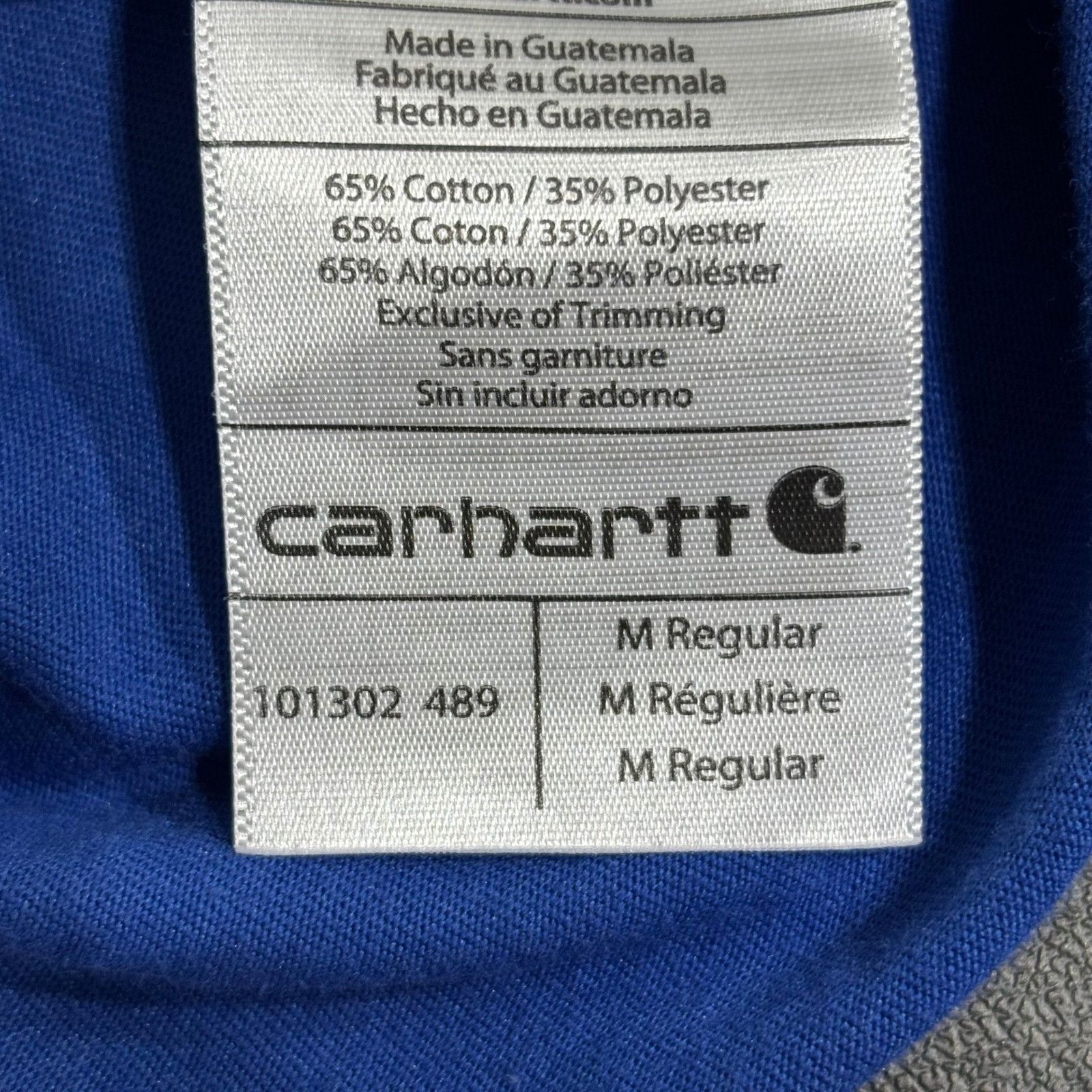 Carhartt Carhartt Force Relaxed Fit Long Sleeve T Shirt Blue Mens Siz Size US M / EU 48-50 / 2 - 7 Thumbnail
