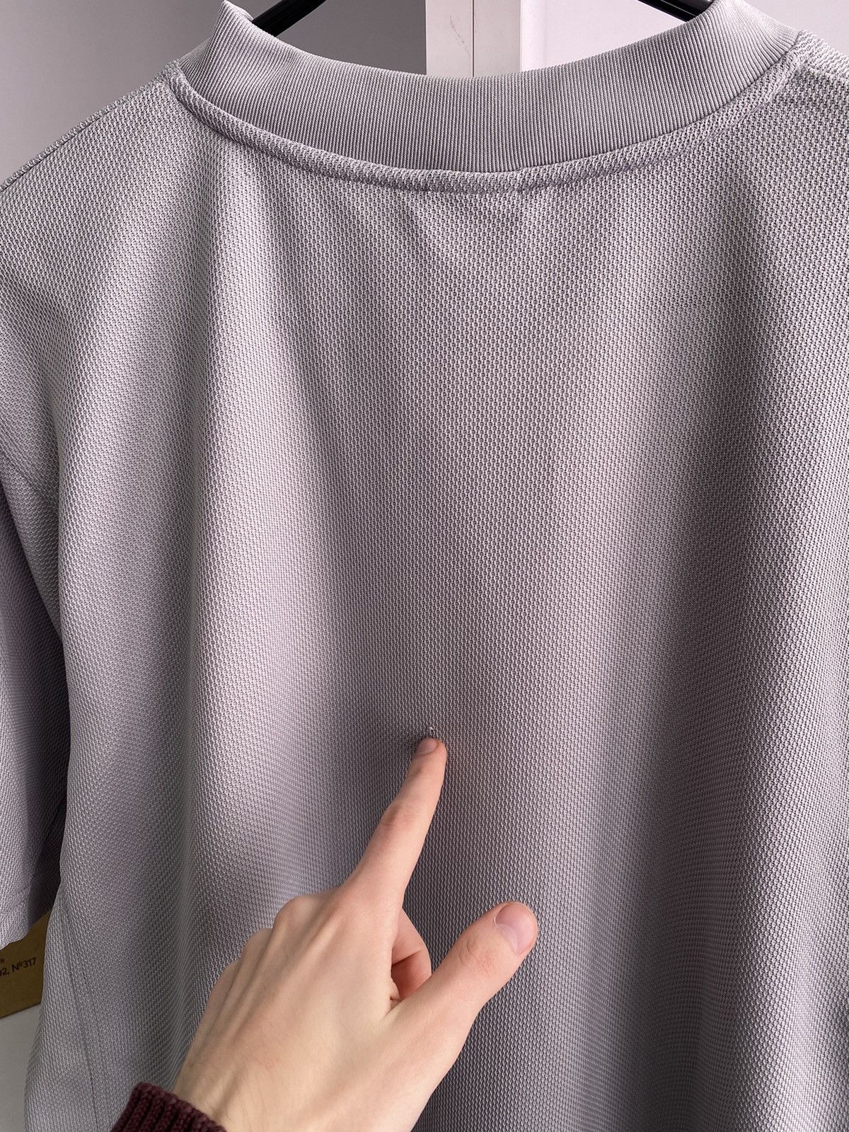 Nike × Vintage Vintage Nike Big Logo Grey Tee Size US XL / EU 56 / 4 - 11 Thumbnail