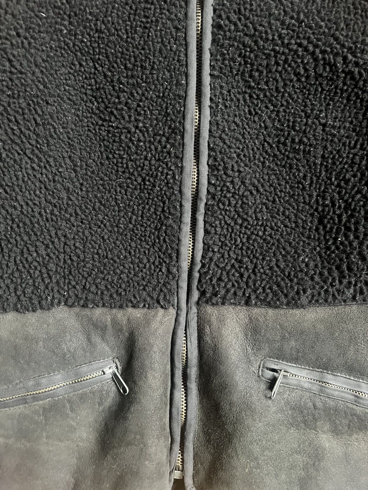 Maison Margiela MM6 Fuzzy Wool Suede Leather Jacket Size S / US 4 / IT 40 - 4 Thumbnail