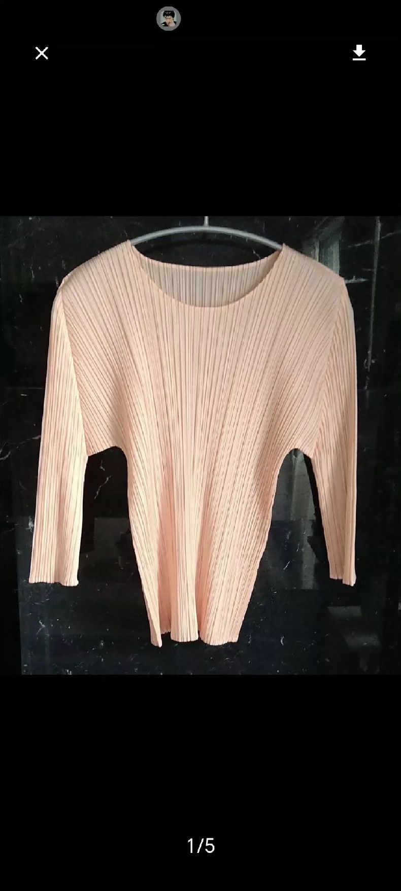 Issey Miyake issey miyake size:3 Pink long-sleeved top 2505-Nextarrow Size XXS / US 00 / IT 34 - 6 Thumbnail