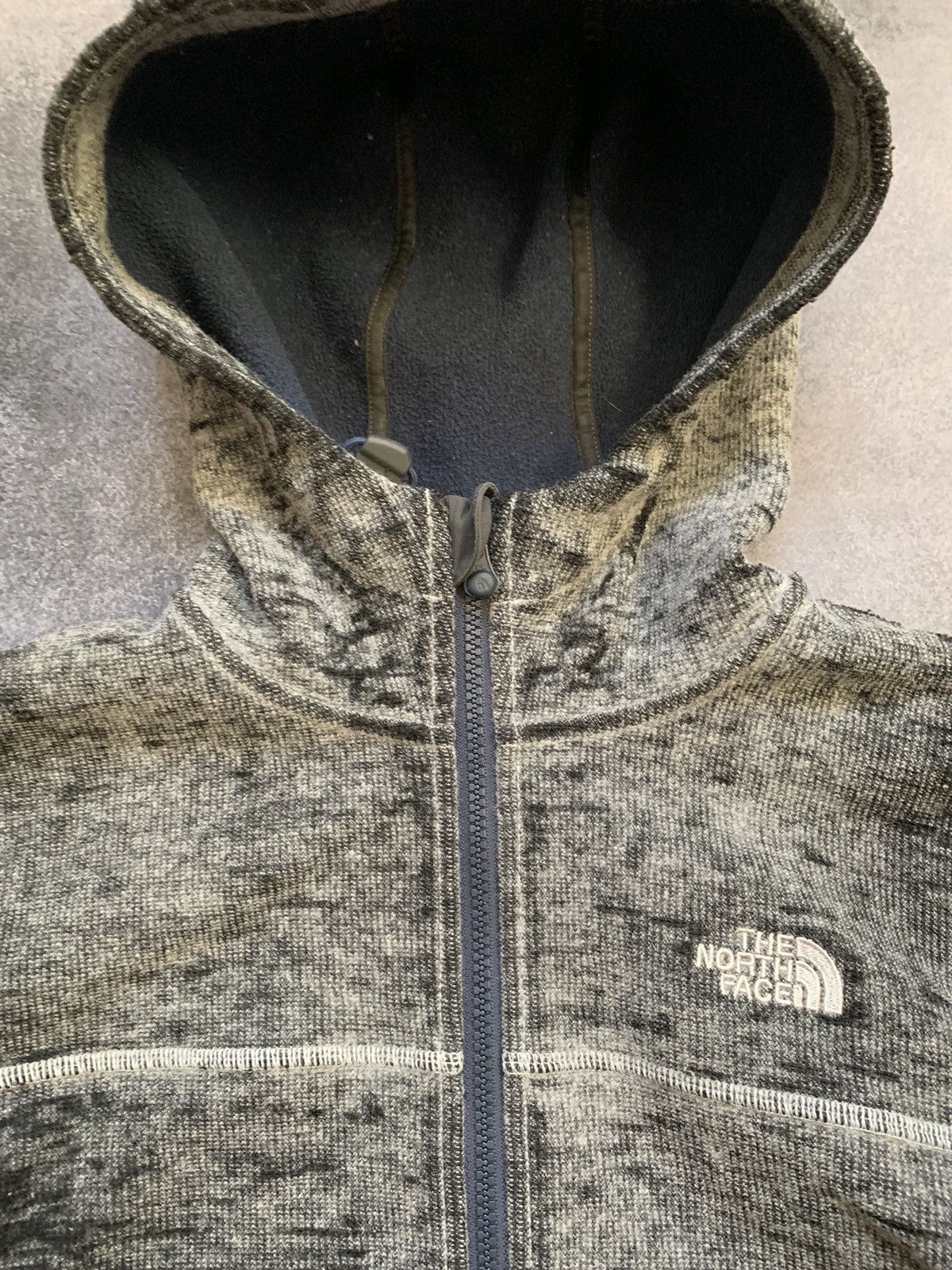 The North Face × Vintage The North Face zip fleece sherpa hoodie jacket vintage Size US M / EU 48-50 / 2 - 5 Thumbnail