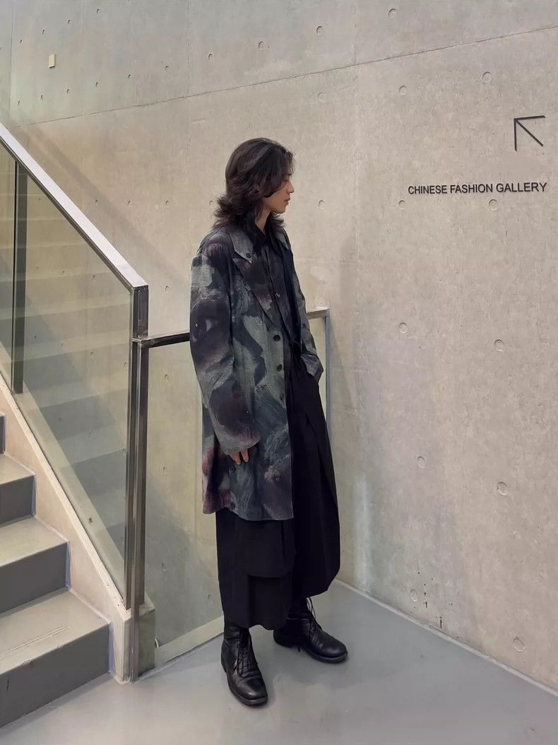 Yohji Yamamoto Yohji Yamamoto 21ss eyeball print jacket Size US L / EU 52-54 / 3 - 7 Thumbnail
