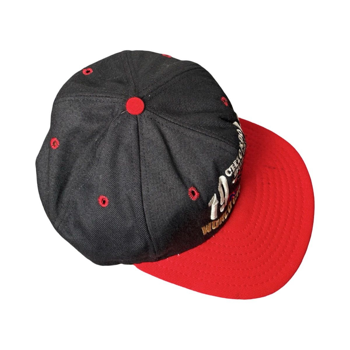Other Vintage AJD Chicago Bulls 1991 93 NBA Champions Snapback Hat Size ONE SIZE - 7 Thumbnail