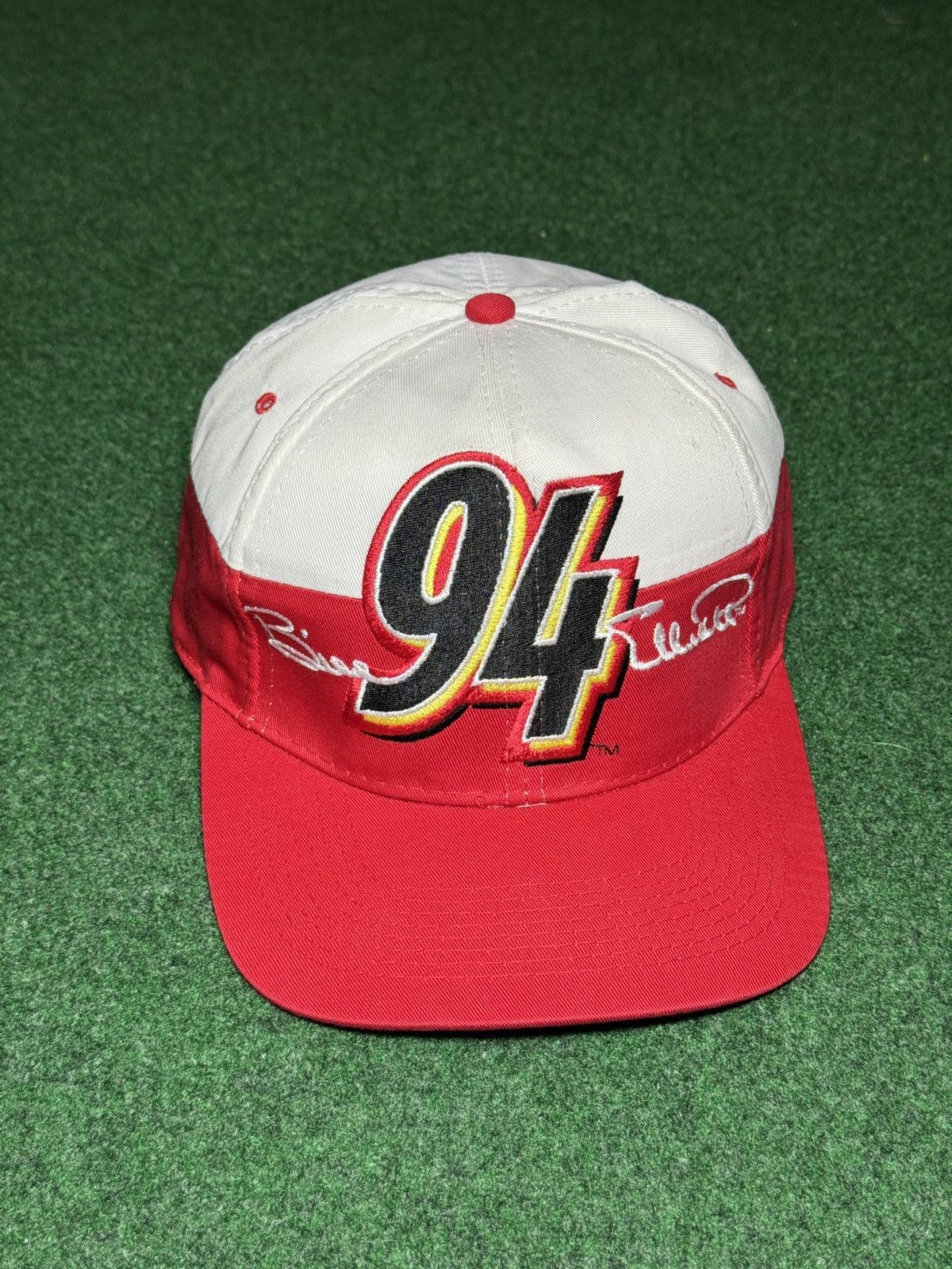 NASCAR Bill Elliott #94 Vintage Racing Red White Snapback Cap Hat Size ONE SIZE - 1 Thumbnail