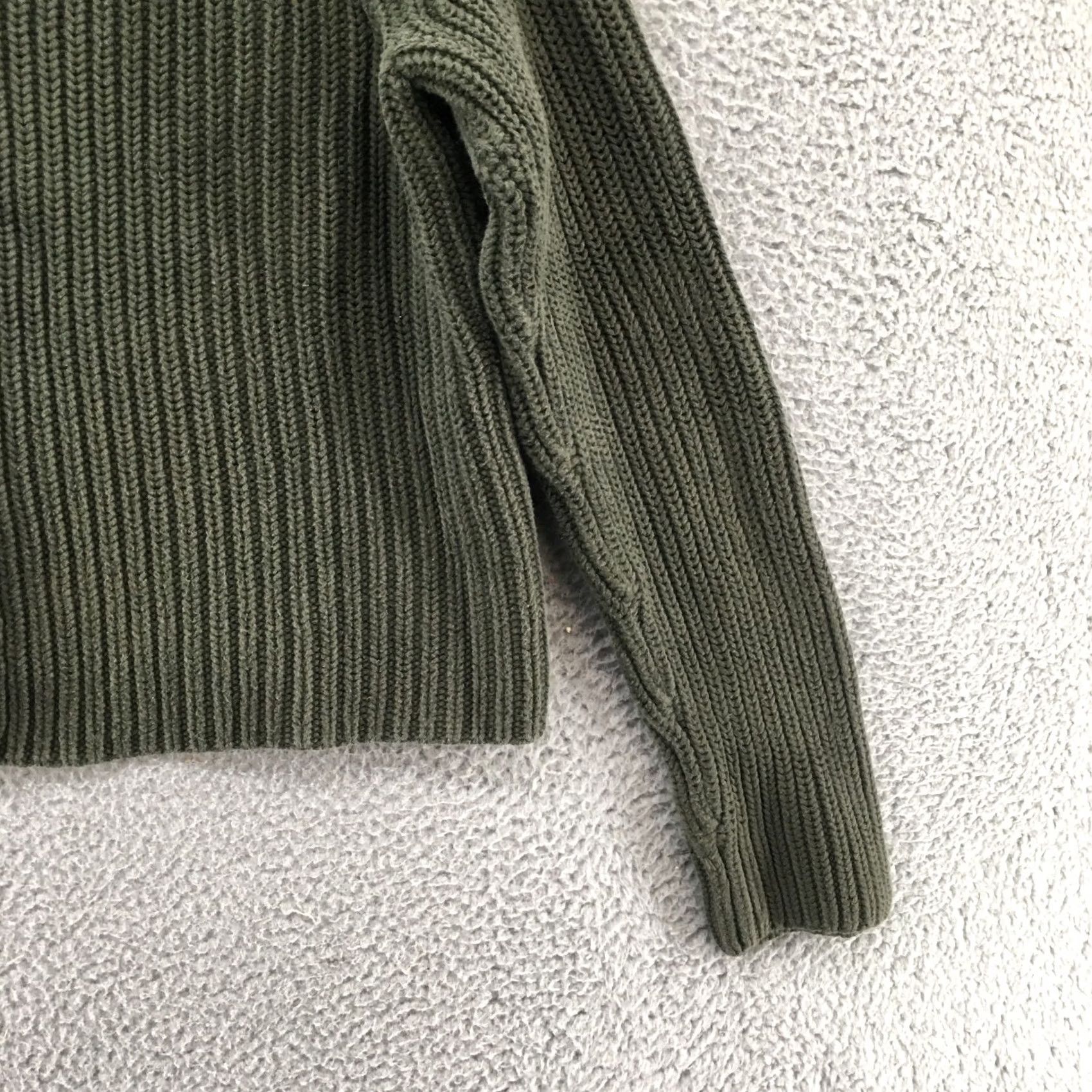Banana Republic Banana Republic Sweater Jacket Womens Large Green Long Sleeve Knitted Round Neck Cardigan Size L / US 10 / IT 46 - 3 Thumbnail