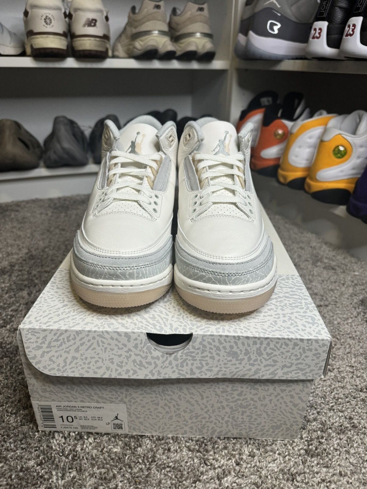 Jordan Brand × Nike Jordan 3 Craft Ivory Size US 10.5 / EU 43-44 - 1 Thumbnail