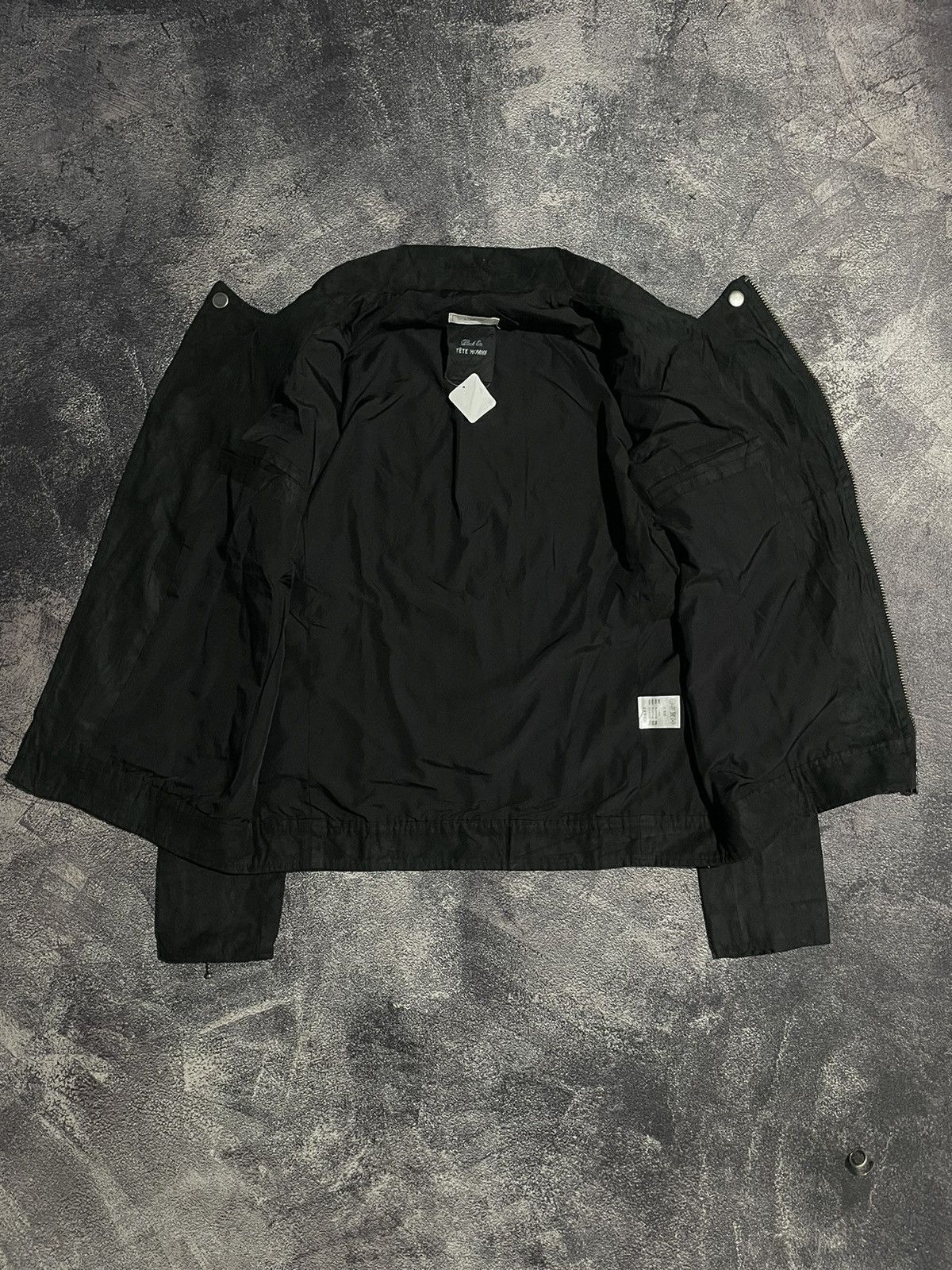 Issey Miyake Tete Homme Suede Ramones Bikers Jacket Size US M / EU 48-50 / 2 - 7 Thumbnail