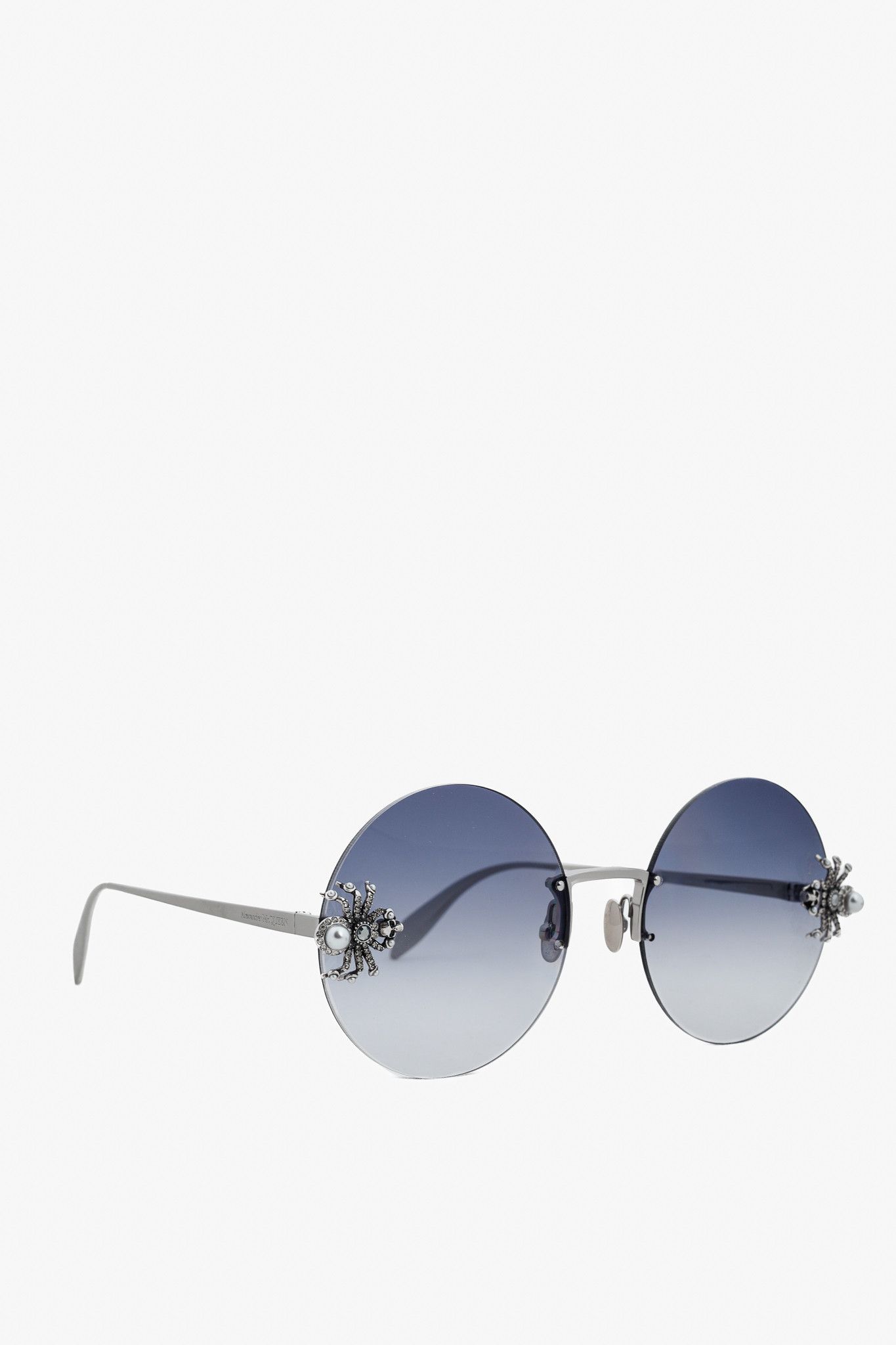 Alexander McQueen Alexander McQueen AM0207S Spider-Embellished Sunglasses Size ONE SIZE - 1 Thumbnail