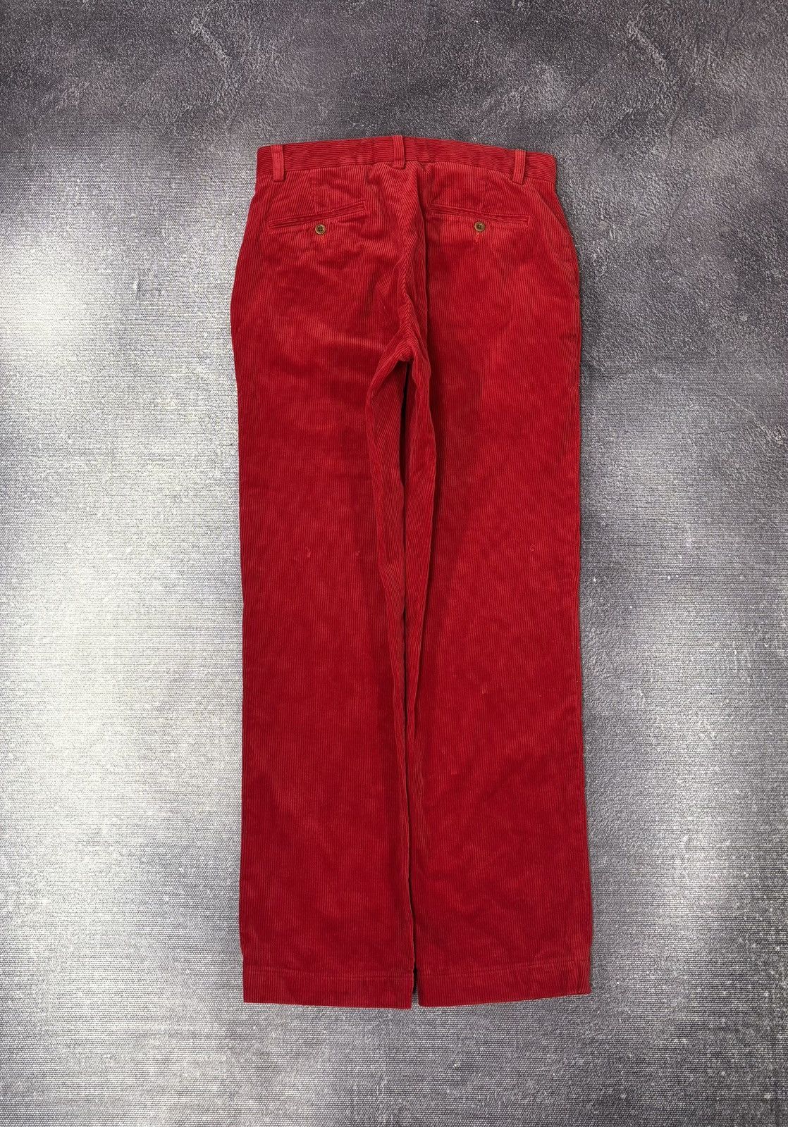 Polo Ralph Lauren Vintage Polo Ralph Lauren Men’s Red Corduroy Preppy Pants Size US 32 / EU 48 - 2 Thumbnail
