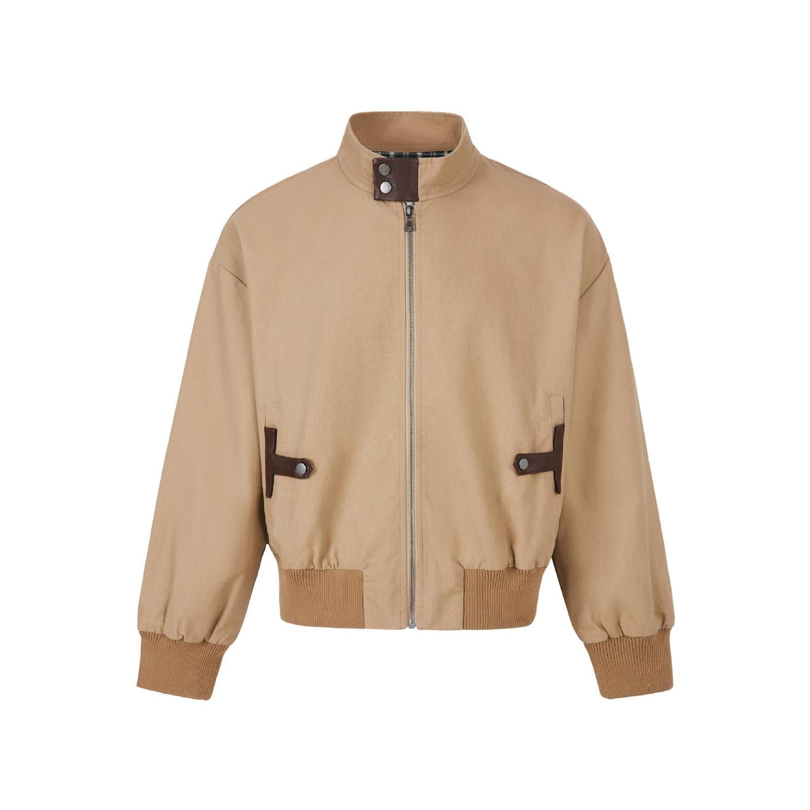 Other Beige Casual Bomber Jacket, Relaxed Fit Outerwear Size US M / EU 48-50 / 2 - 4 Thumbnail