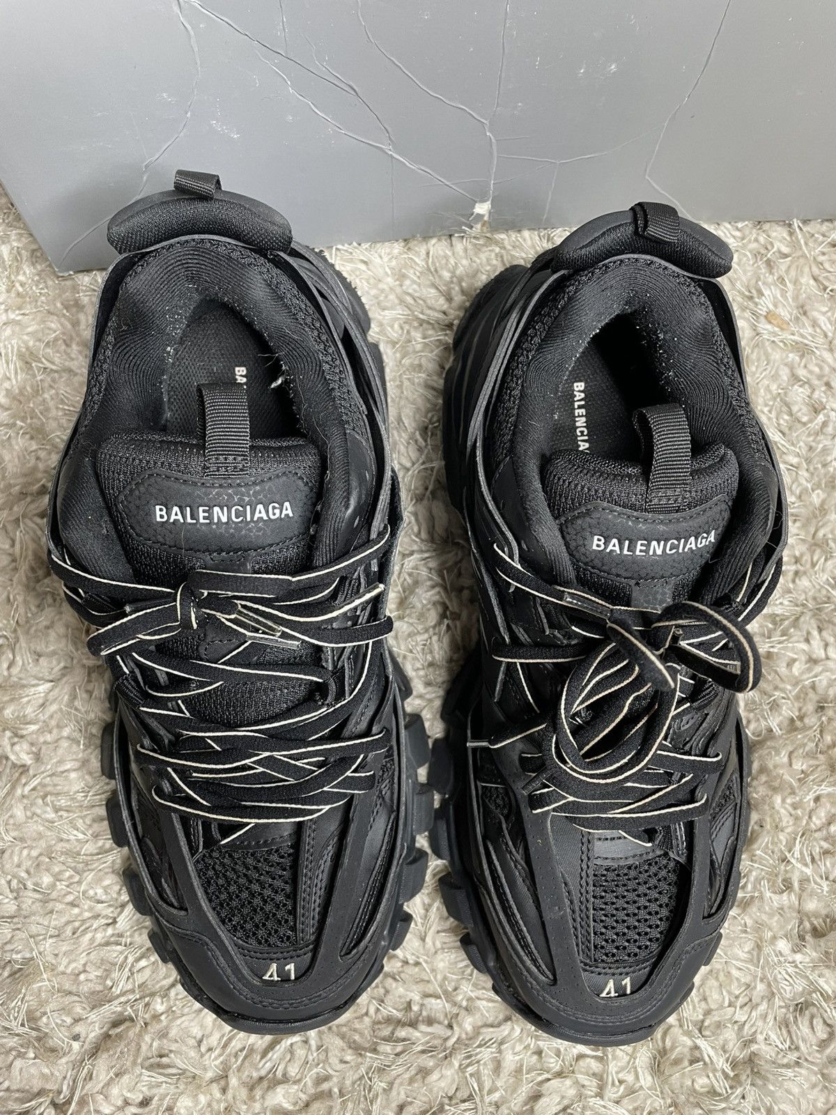 Balenciaga Balenciaga Track Runner Black Size US 8 / EU 41 - 7 Thumbnail