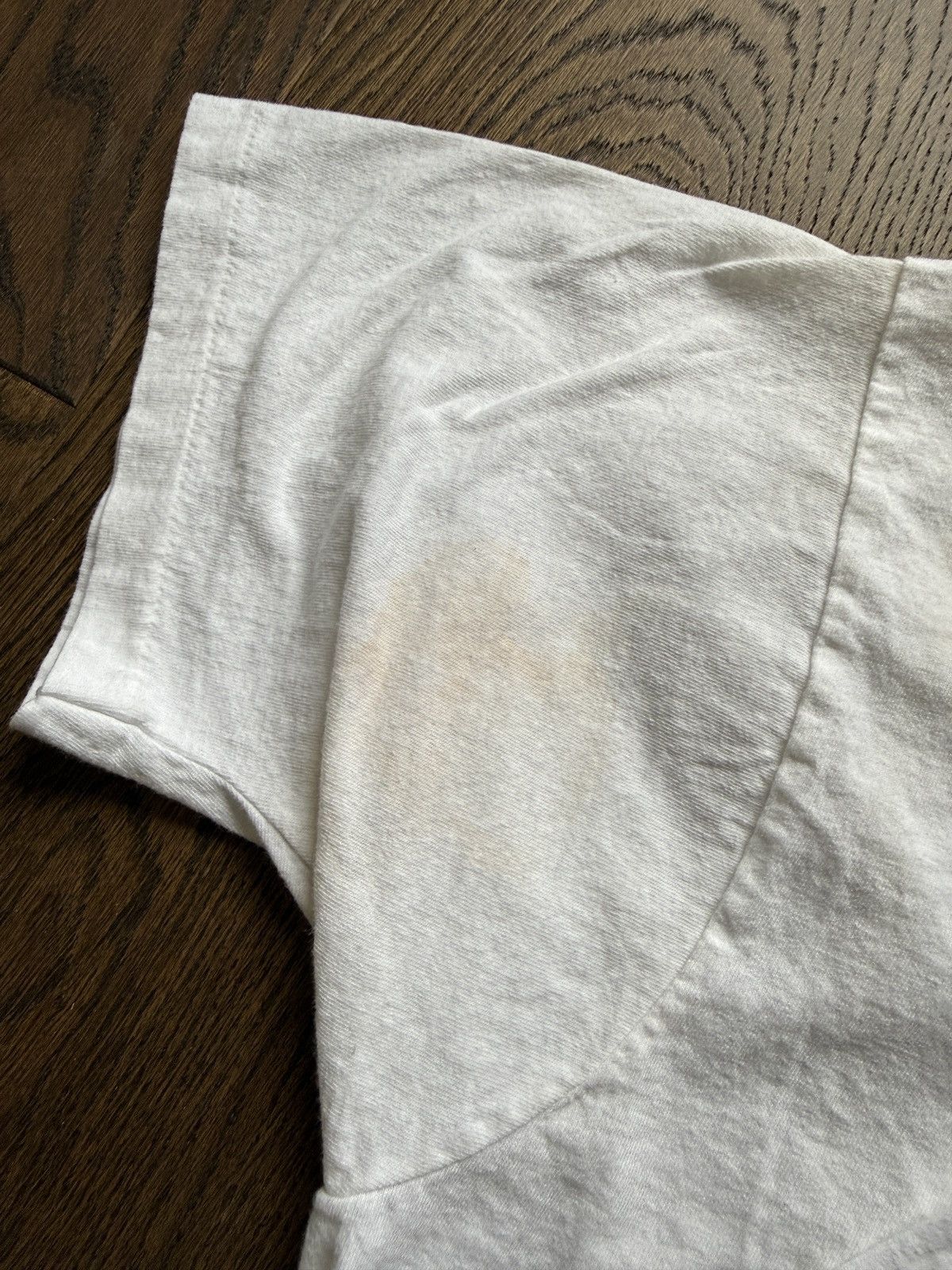 Vintage Vintage 90s Hanes Blank White Tee Size US L / EU 52-54 / 3 - 6 Thumbnail