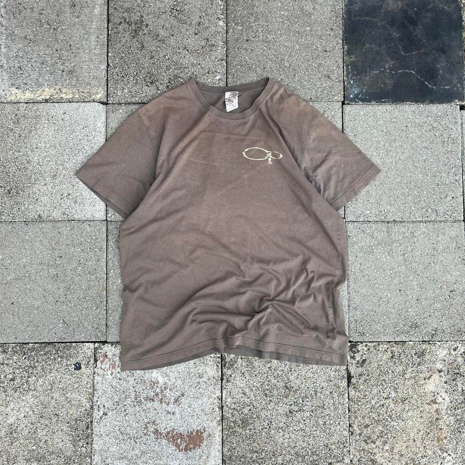Y2K Ocean Pacific Perfect Brown Fade Original Op Logo T