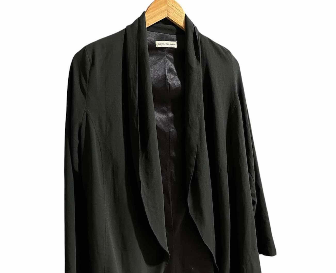 Japanese Brand 🔥Vintage Juriano Jurrie Drape Cardigan See Thru Double Layer Size US L / EU 52-54 / 3 - 11 Thumbnail