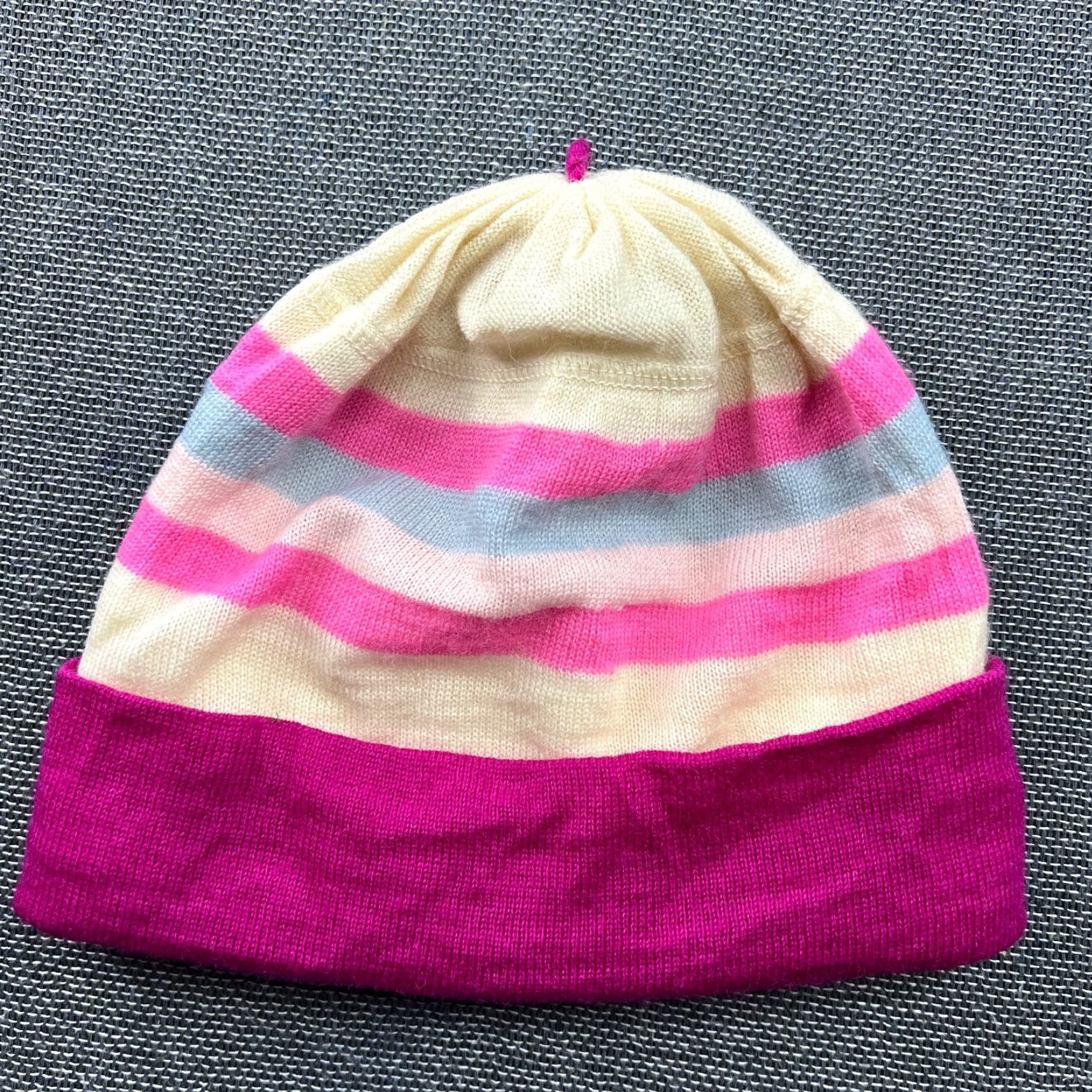 Salomon VINTAGE Salomon Beanie Hat Striped Lined Wool One Size Adult Unisex Sketch 70s 80s Size ONE SIZE - 2 Thumbnail