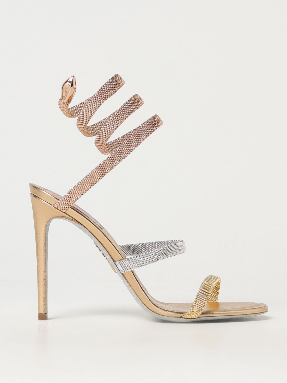 Rene Caovilla Rene Caovilla Heeled Sandals Woman Gold Size US 6 / IT 36 - 1 Thumbnail