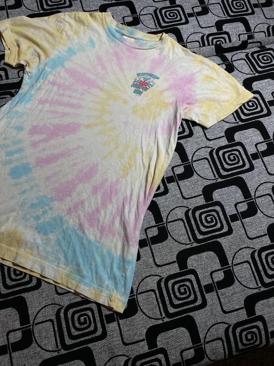 Affliction × Japanese Brand Y2K Affliction Style All Over Print T Shirt Tee Tapout Japan Size US S / EU 44-46 / 1 - 2 Thumbnail