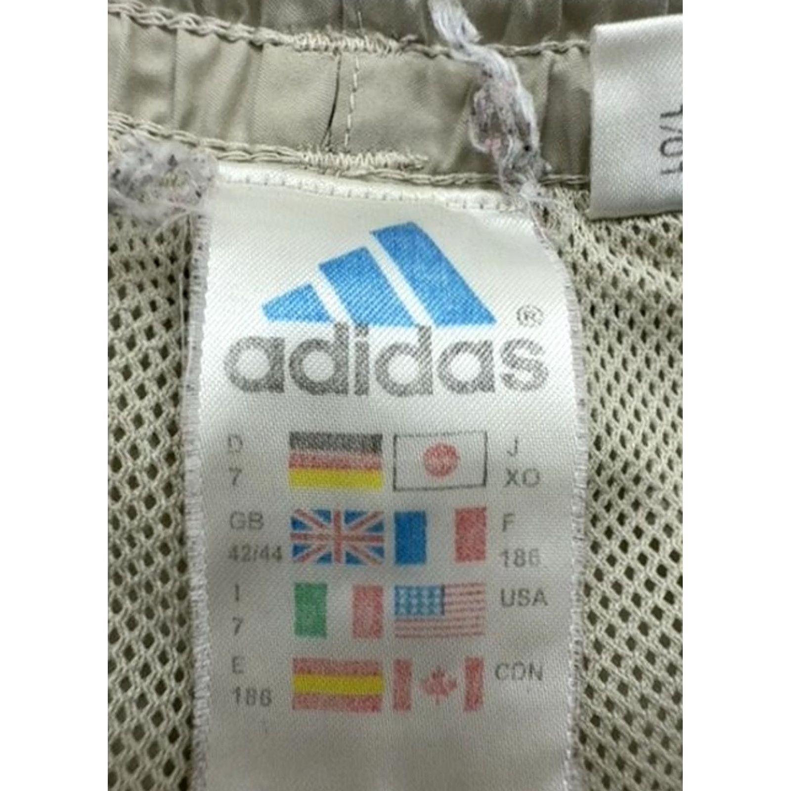 Adidas Adidas Track Pants Men L Grey 3-Stripes Open Hem Size 36" / US 14 / IT 50 - 3 Thumbnail