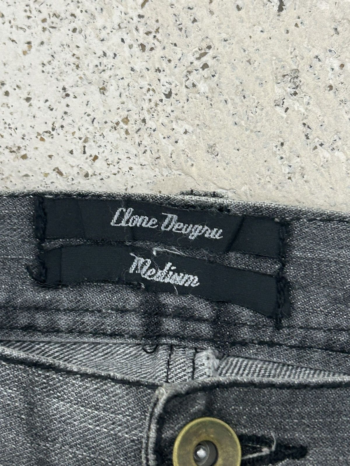 If Six Was Nine Clone Deugru Japan Grey Wash Punkers Pocket Zipper Size US 31 - 24 Thumbnail