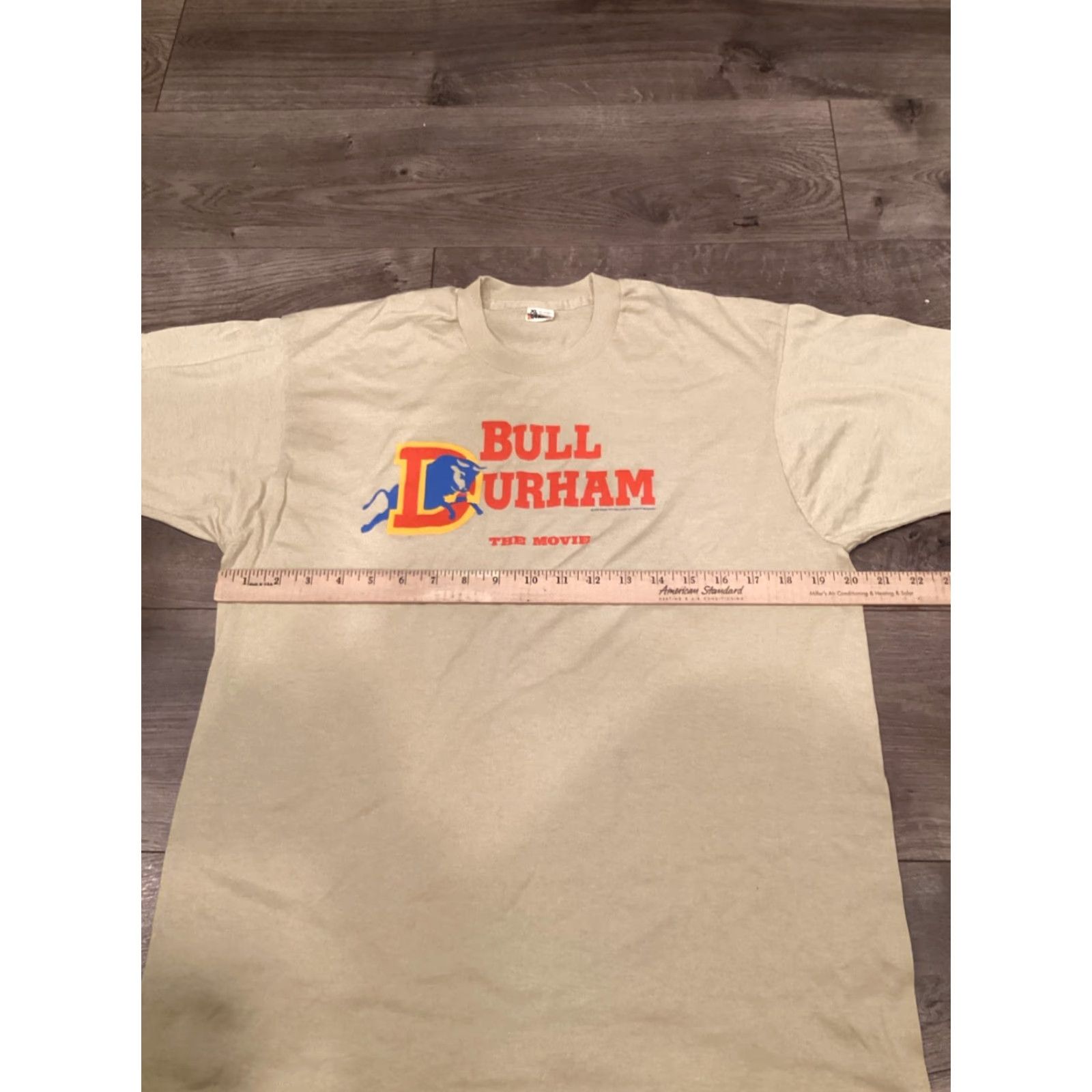 Vintage VINTAGE Bull Durham Classic Baseball Screen Stars Tag Size XL Shirt Mens Brown Short Sleeve Basic Tee XL Size US XL / EU 56 / 4 - 4 Thumbnail