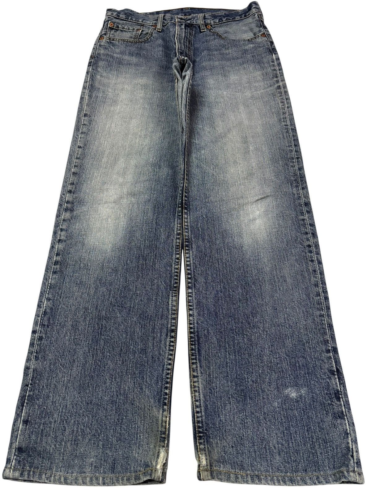 Levi's Vtg 90s Levis 502 Faded Distressed Jeans Size US 30 / EU 46 - 1 Thumbnail