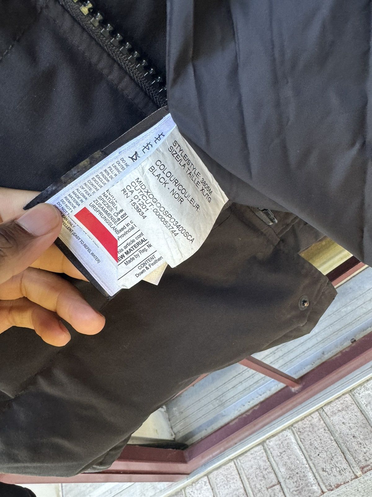 Canada Goose Black Canada Goose Men's Parka with Fur Trim Hood - [XL] Size US XL / EU 56 / 4 - 10 Thumbnail