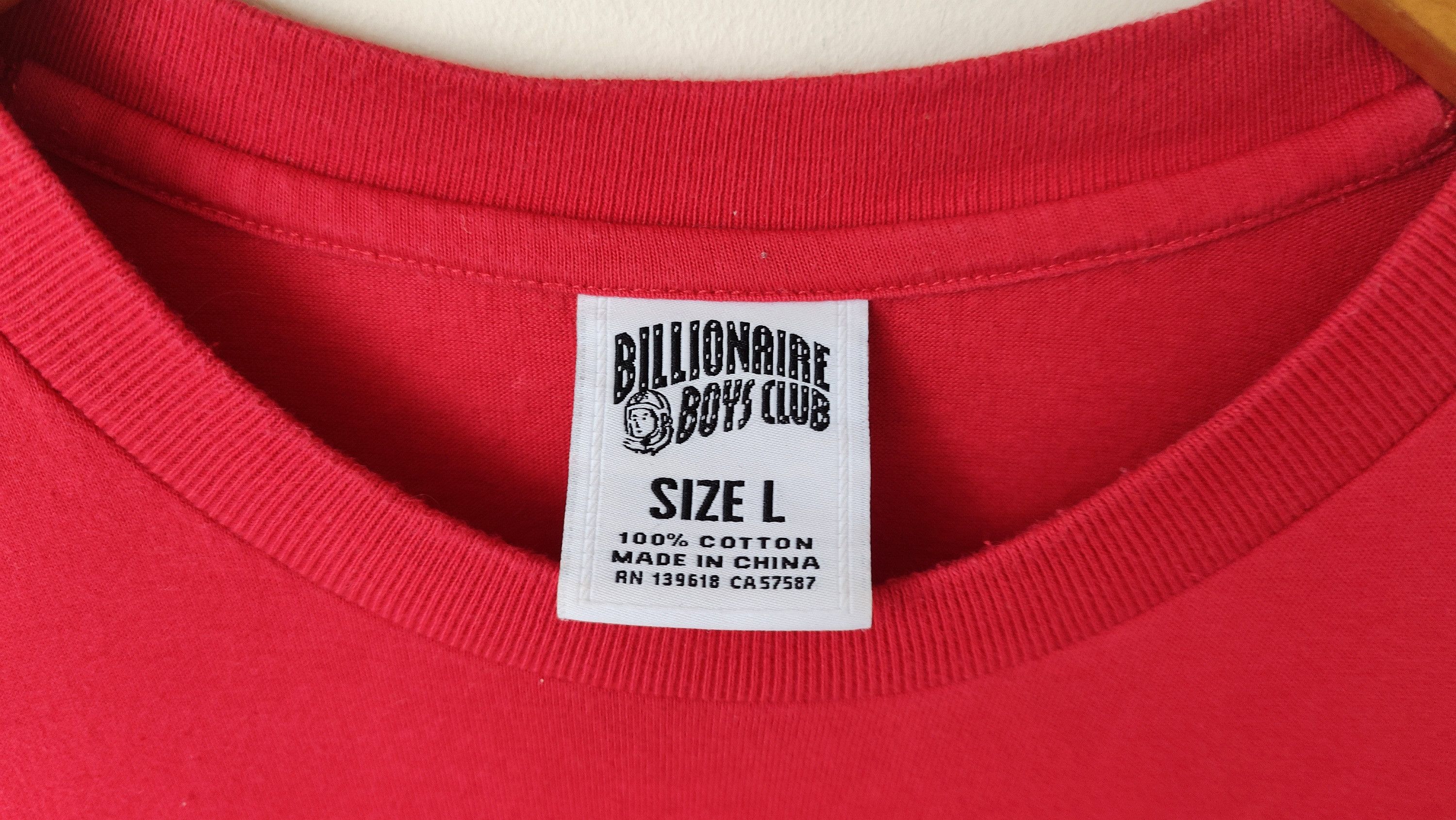 Billionaire Boys Club BBC Billionaire Boys Club Astronaut Classic Logo Tshirt Size US L / EU 52-54 / 3 - 4 Thumbnail