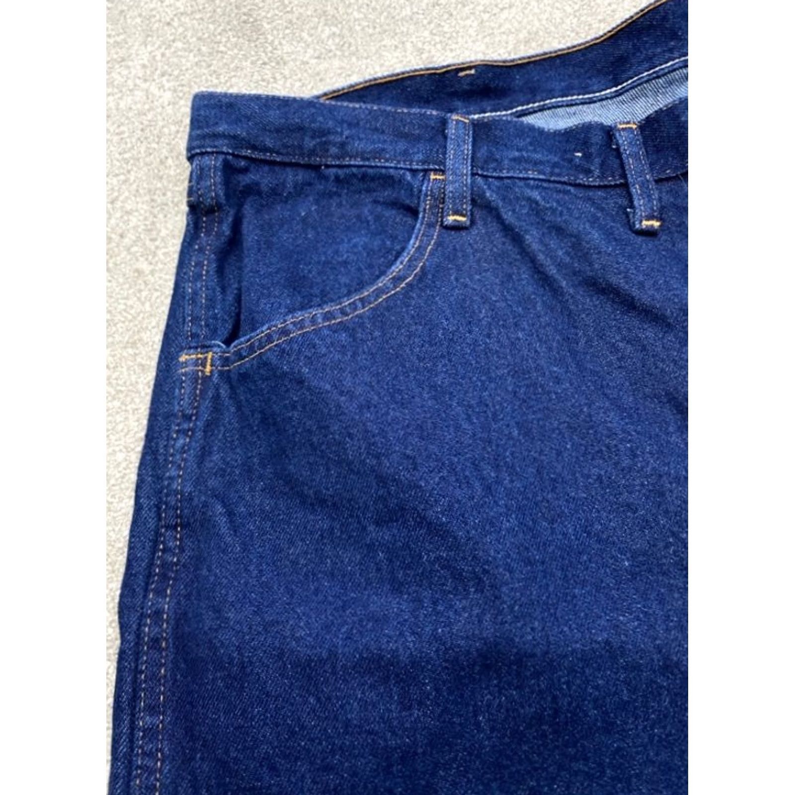 Wrangler Wrangler Jeans Mens 44x30 Blue Denim Regular Fit Straight Leg Big & Tall NWT JavaScript Size US 44 / EU 60 - 2 Thumbnail
