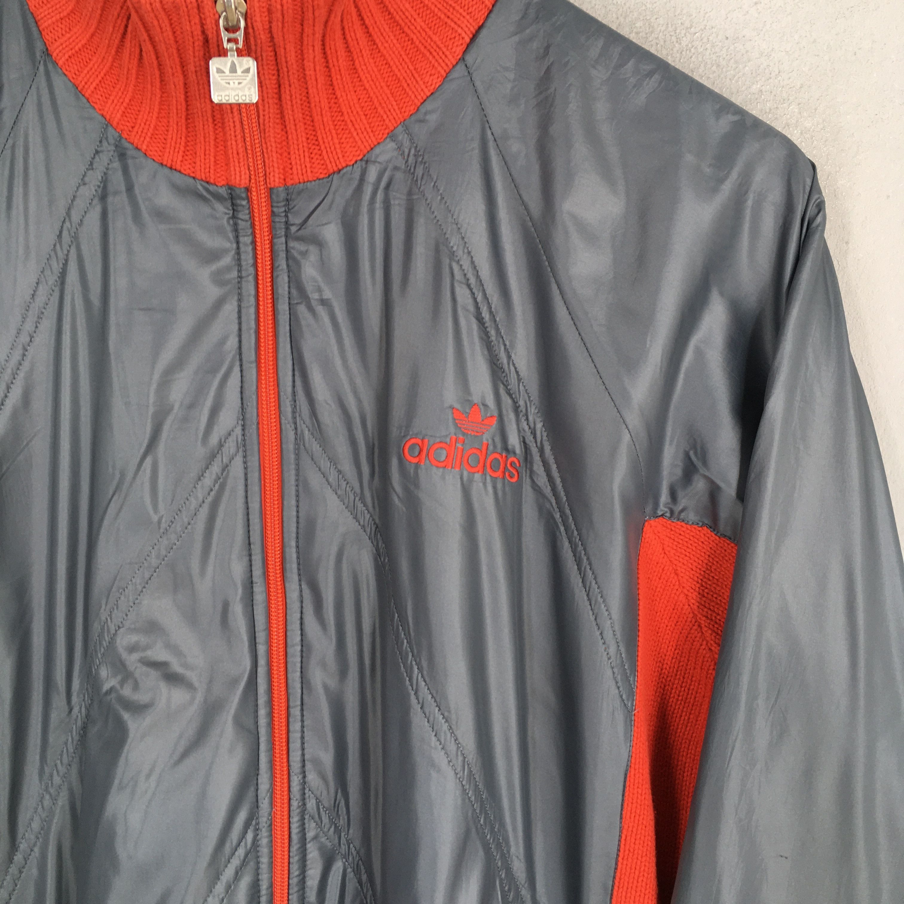 Adidas Vintage Adidas Trefoil Training Wear Zipper Jacket Medium Size US M / EU 48-50 / 2 - 5 Thumbnail