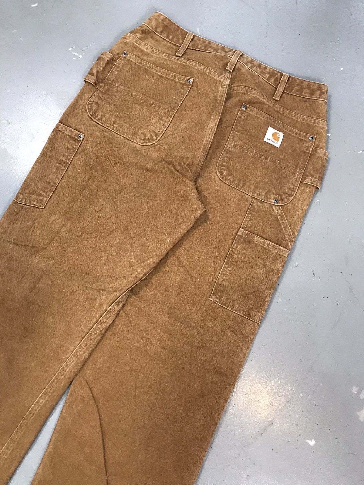 Carhartt × Vintage Vintage Carhartt WB136 211 double knee denim Size US 32 / EU 48 - 10 Thumbnail
