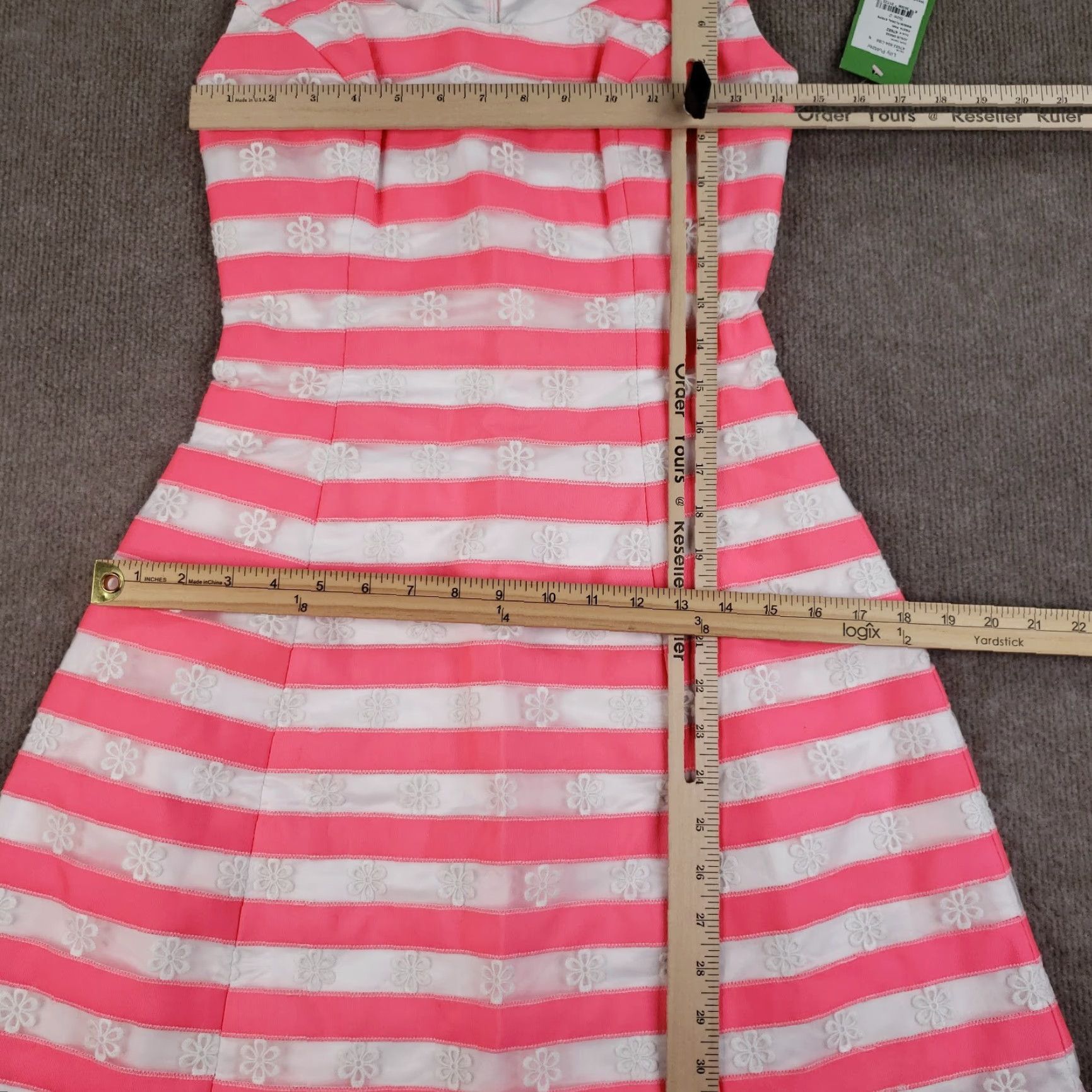 Lilly Pulitzer Lilly Pulitzer Joslin Dress 0 0 Pink White Flutter Ribbon Floral Striped Size Dress Joslin Lilly Pulitzer 0 Pink White Flutter Ribbon Floral Striped Size XS / US 0-2 / IT 36-38 - 7 Thumbnail