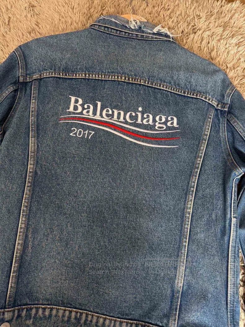 Balenciaga Balenciaga Denim Jacket Size US M / EU 48-50 / 2 - 7 Thumbnail