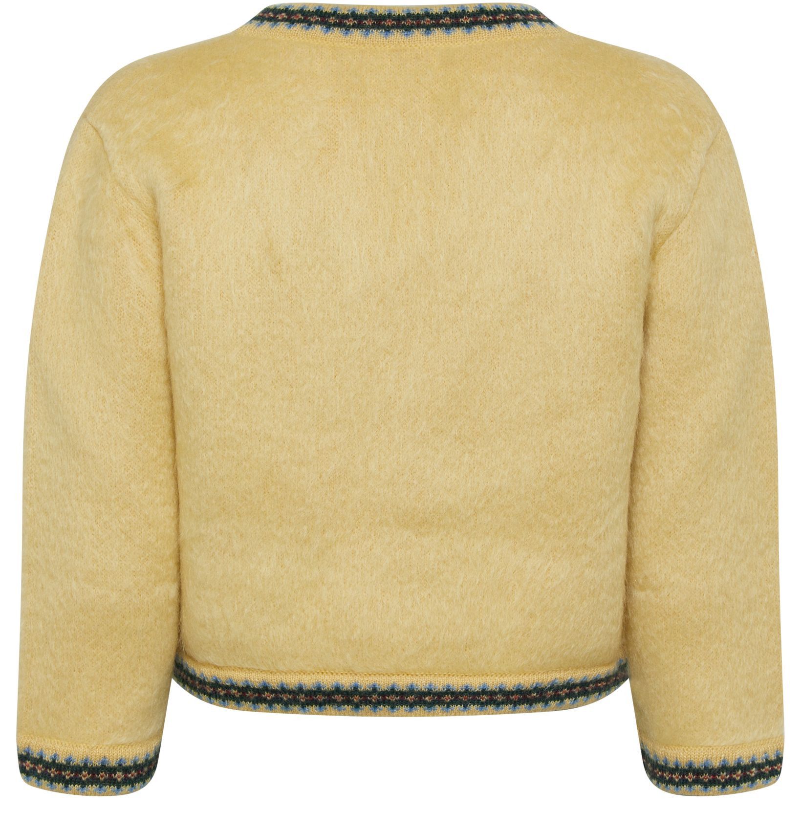 Celine o1bcso1str0225 2AI55193V Cardigan in Pale Yellow Size S / US 4 / IT 40 - 2 Thumbnail