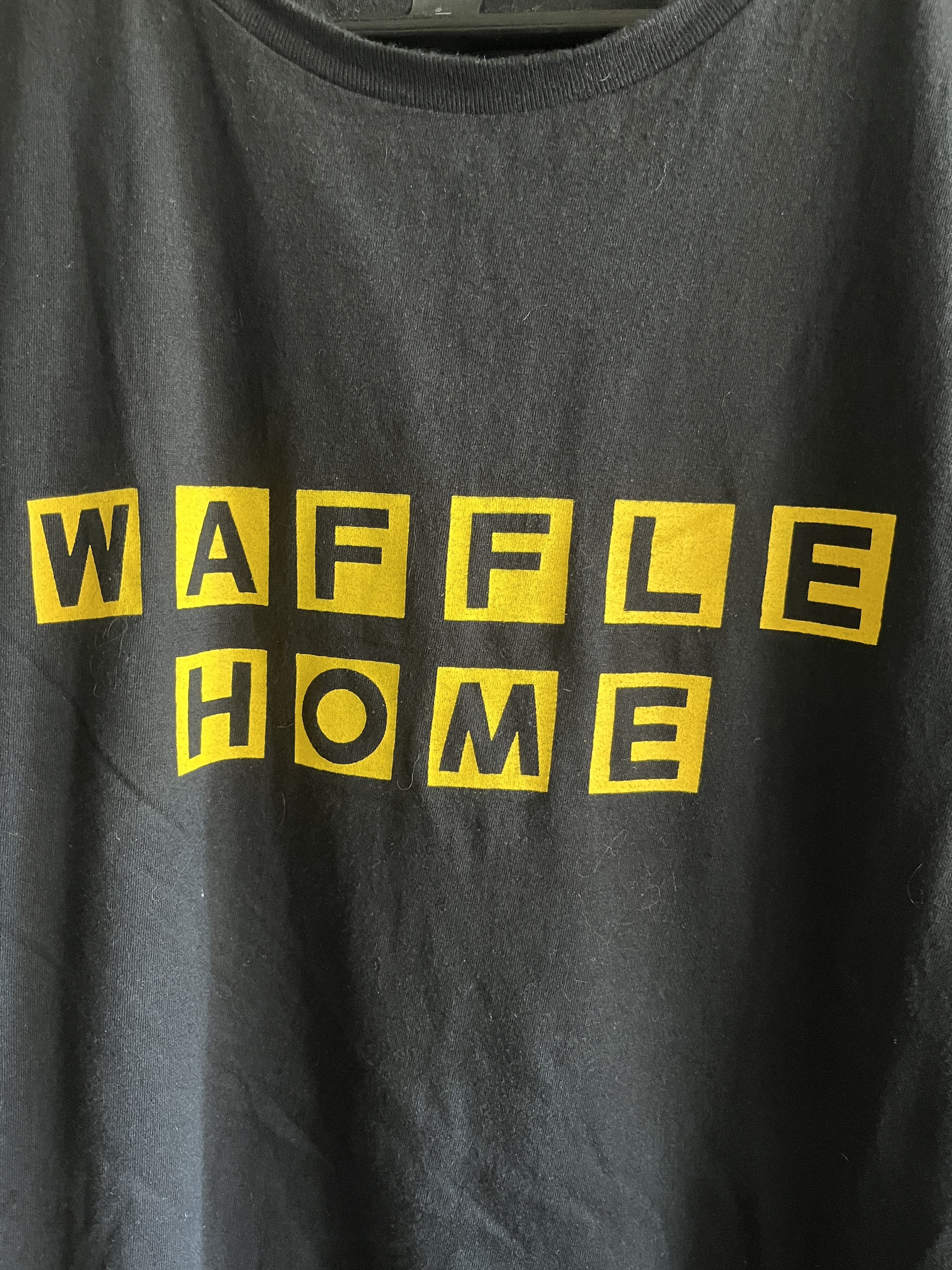 Other waffle house black t-shirt roscoes waffles funny tee home Size US XL / EU 56 / 4 - 2 Thumbnail