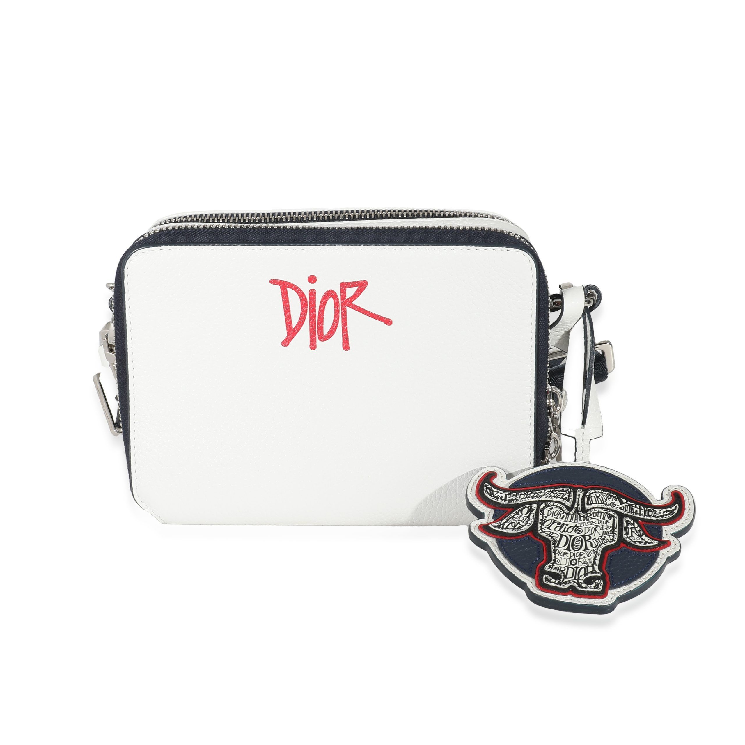 Dior And Shawn Pouch with Shoulder Strap Navy