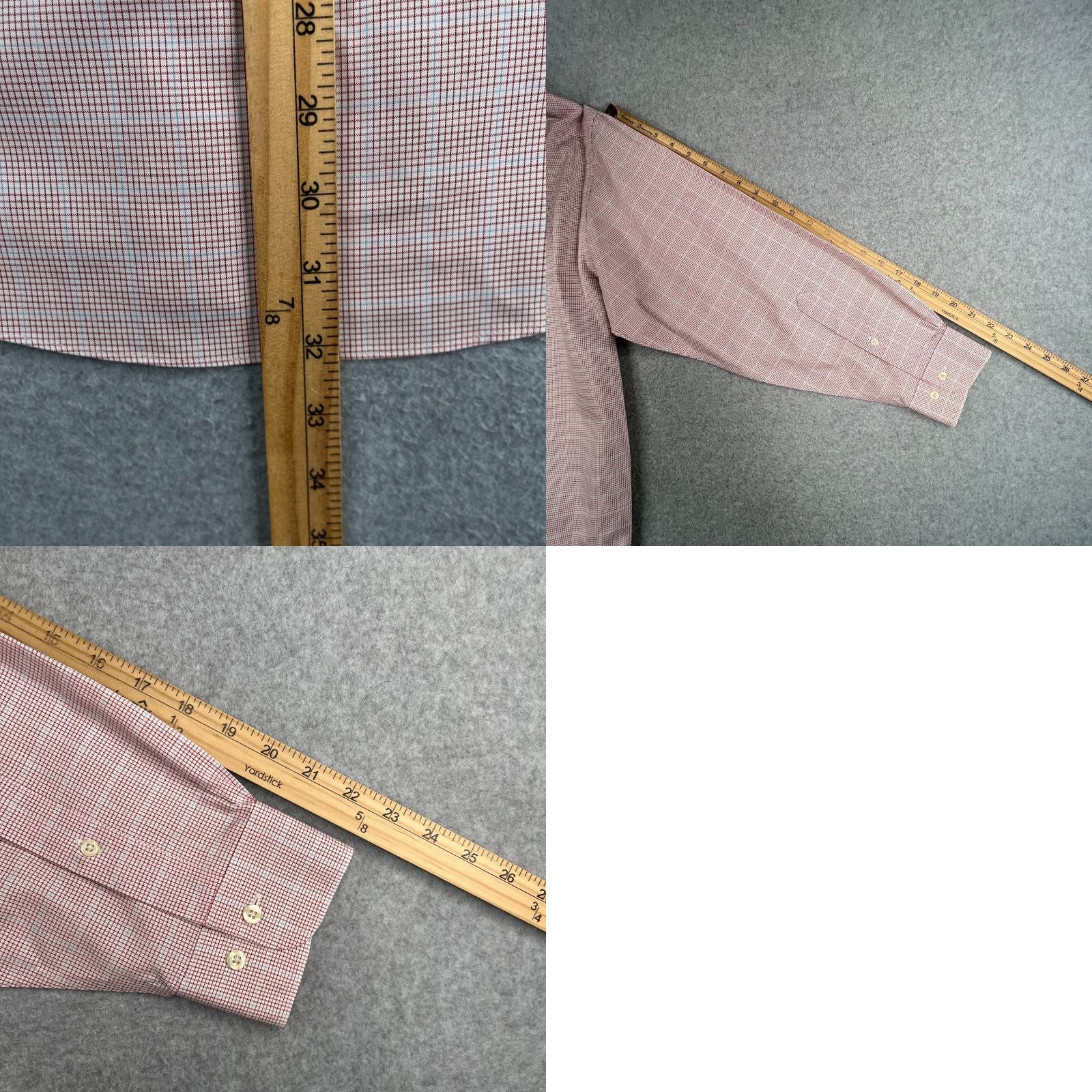 Brooks Brothers Brooks Brothers Shirt 346 Pink Check Non Iron Button Up Long Sleeve Mens 16 Size US L / EU 52-54 / 3 - 8 Thumbnail