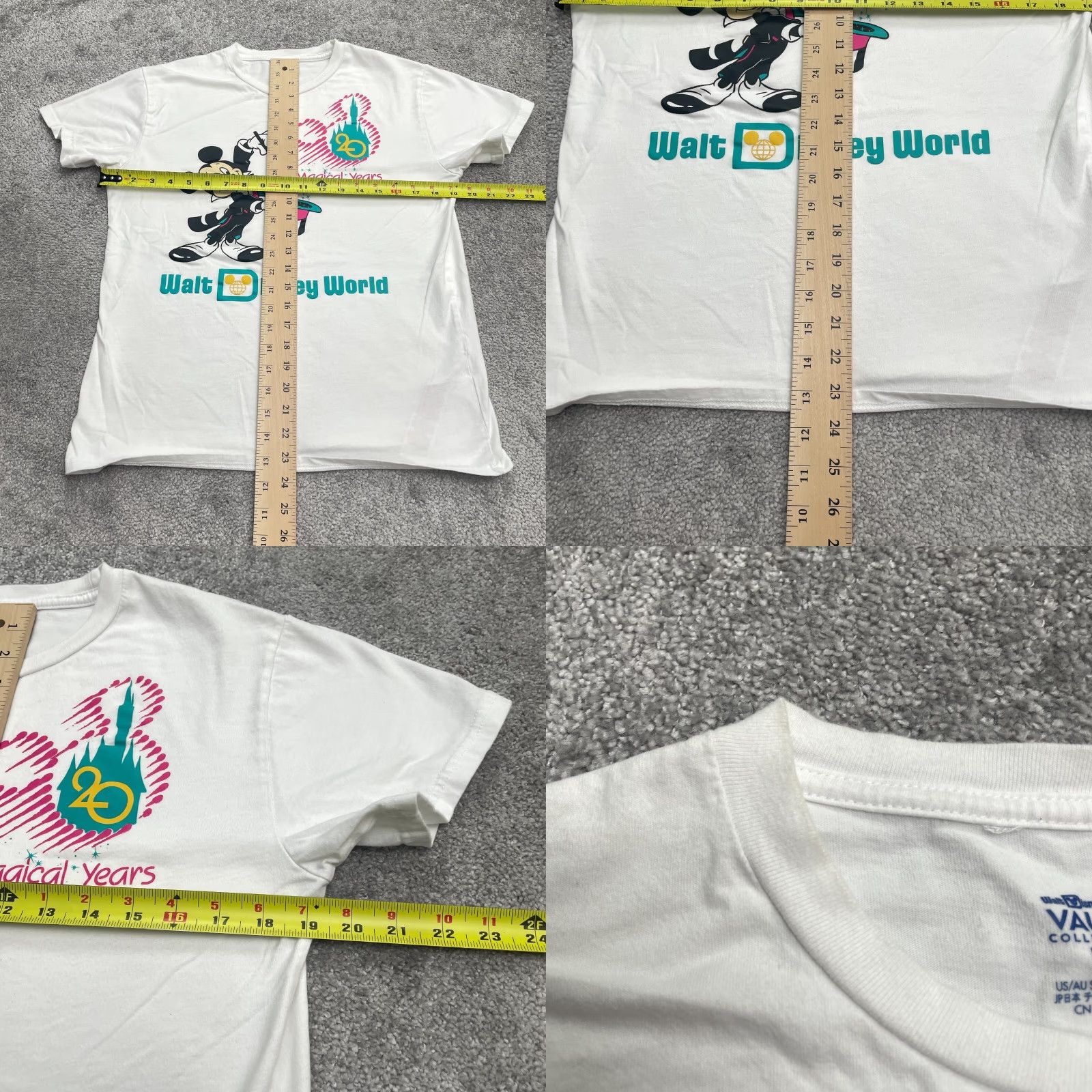 Disney Disney Mickey Mouse Graphic T-Shirt Womens Small White Tee Size S / US 4 / IT 40 - 8 Thumbnail