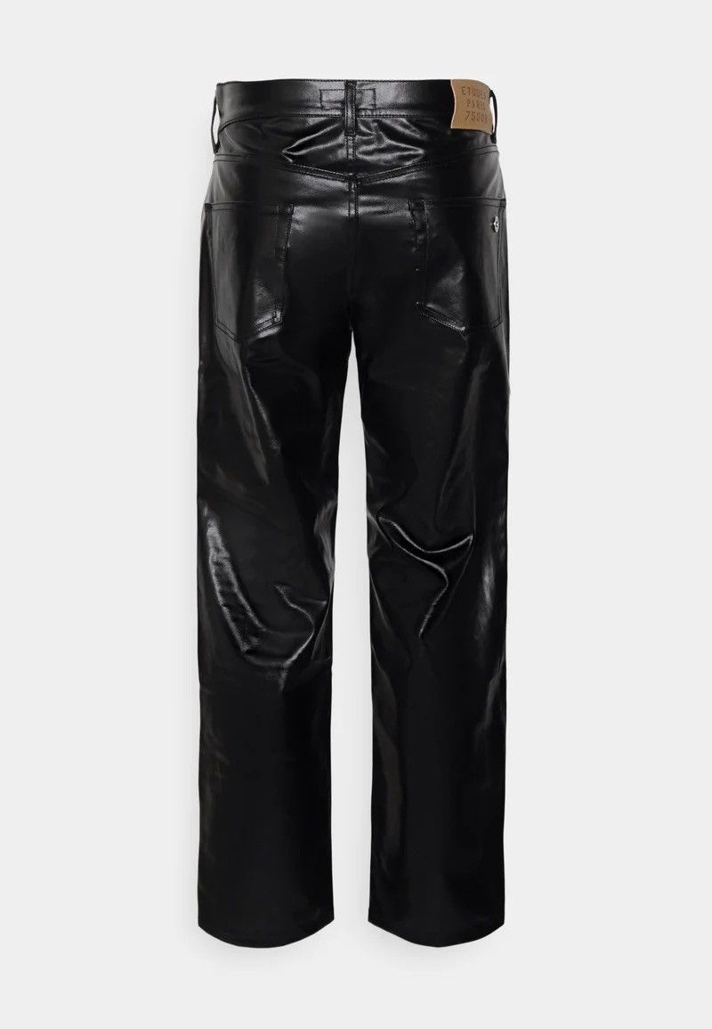 Etudes !DS! SS22 Etudes Corner Coated Faux Leather Black Pants Size US 30 / EU 46 - 6 Thumbnail
