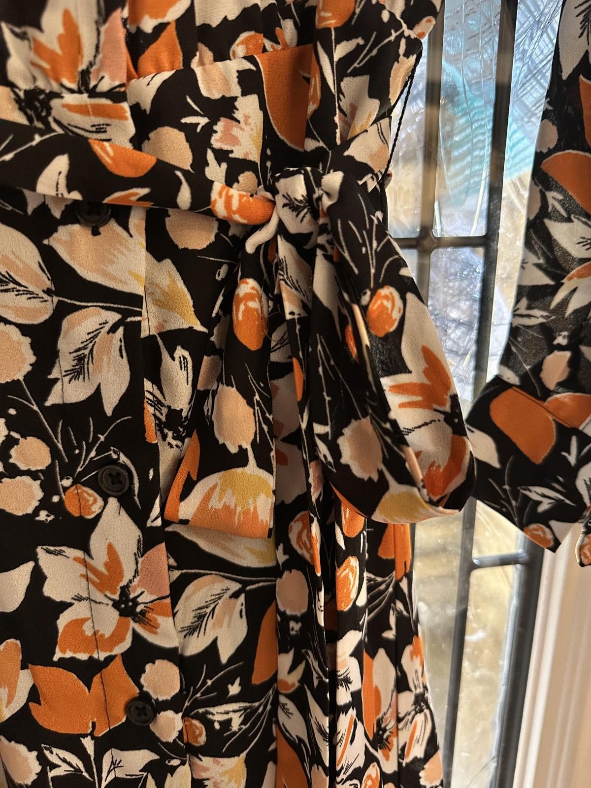 Designer Chic Floral Midi Dress by Who What Wear - Size M Size M / US 6-8 / IT 42-44 - 2 Thumbnail