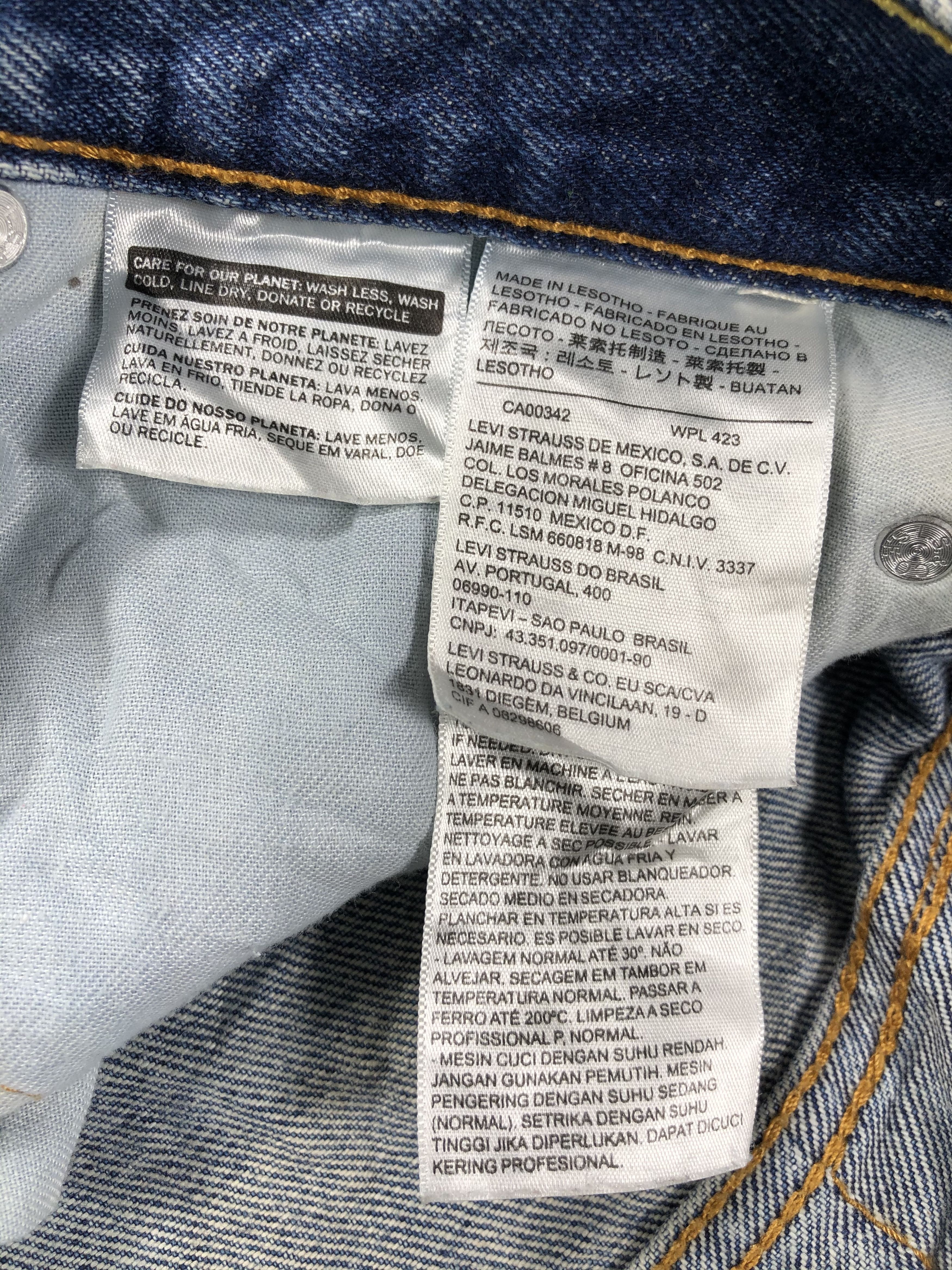 Levi's Vintage Levis Jeans Lot 505 -JM705 Size US 40 / EU 56 - 10 Thumbnail