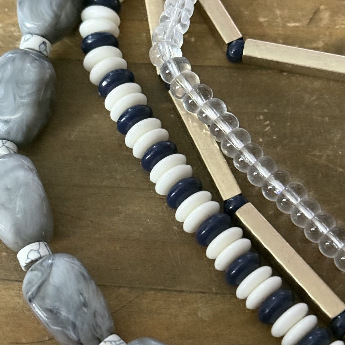 Loft Vintage Loft multi strand beaded layered necklace Size ONE SIZE - 6 Thumbnail