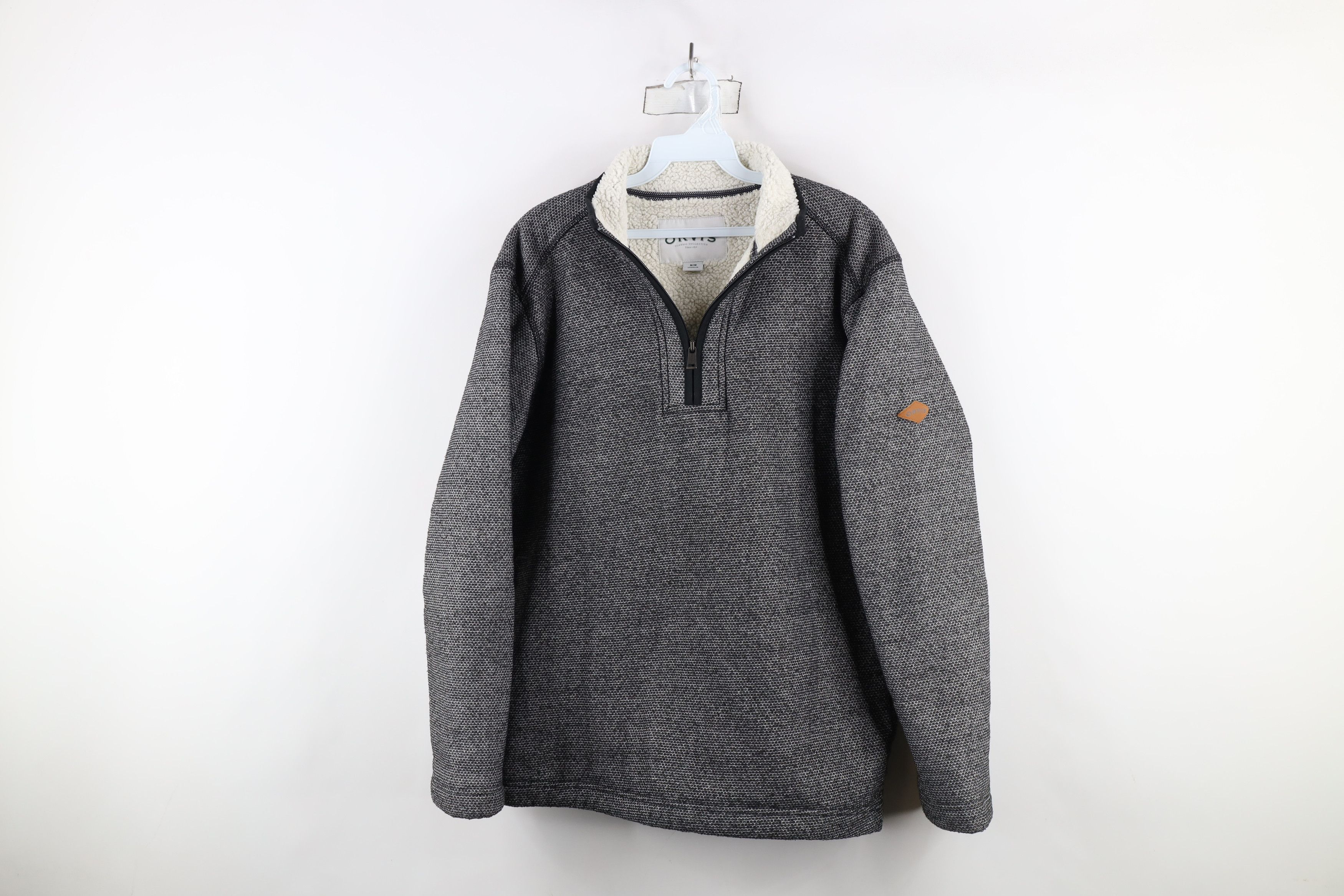 Orvis × Vintage Vintage Y2K Orvis Deep Pile Fleece Lined Half Zip Sweater Size US M / EU 48-50 / 2 - 1 Thumbnail