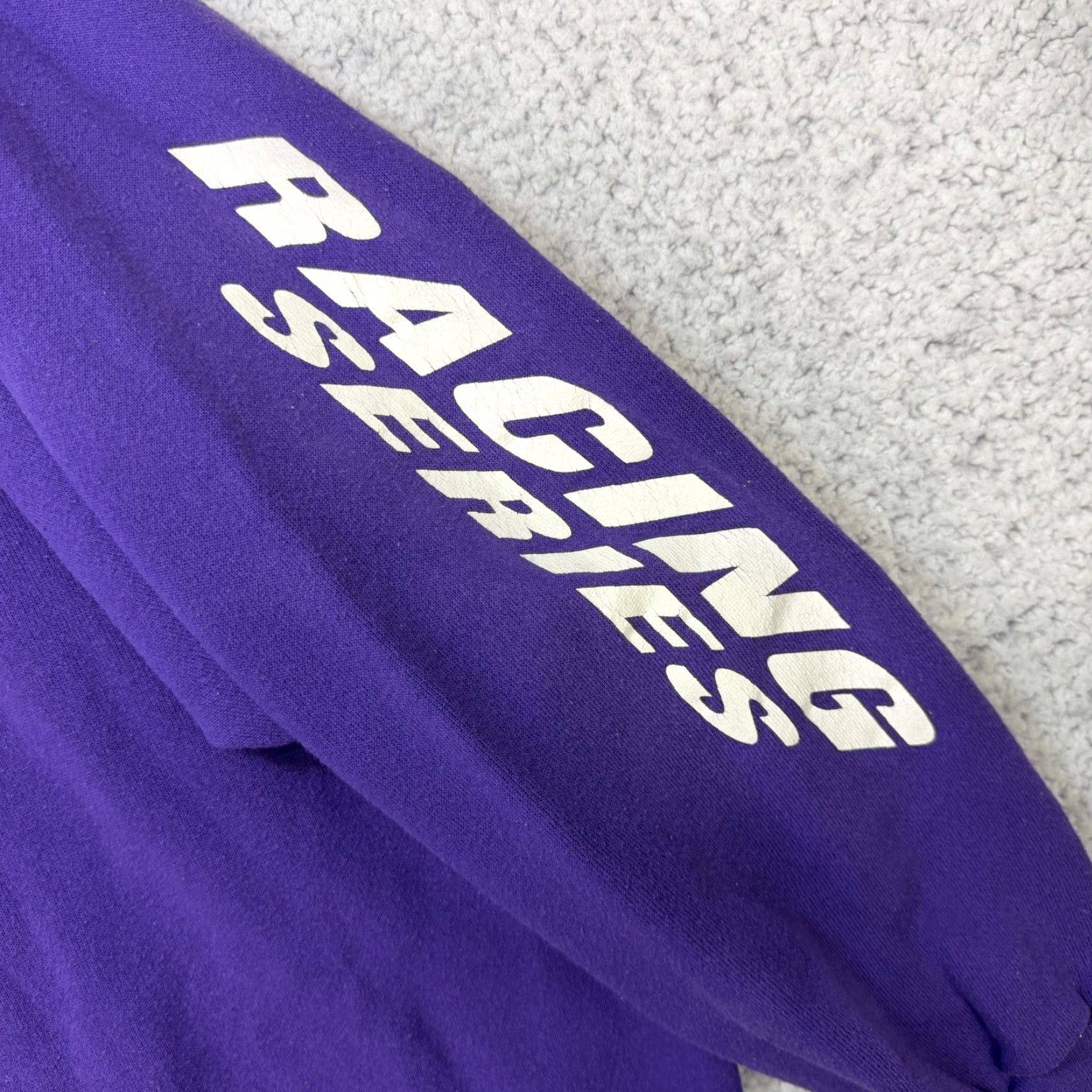 Tultex VTG 90s Southern All Star Racing Series Sweatshirt Men's XL Pullover Made In USA Purple Crew Neck Graphic Print Embroidered Logo Tultex Size US XL / EU 56 / 4 - 6 Thumbnail