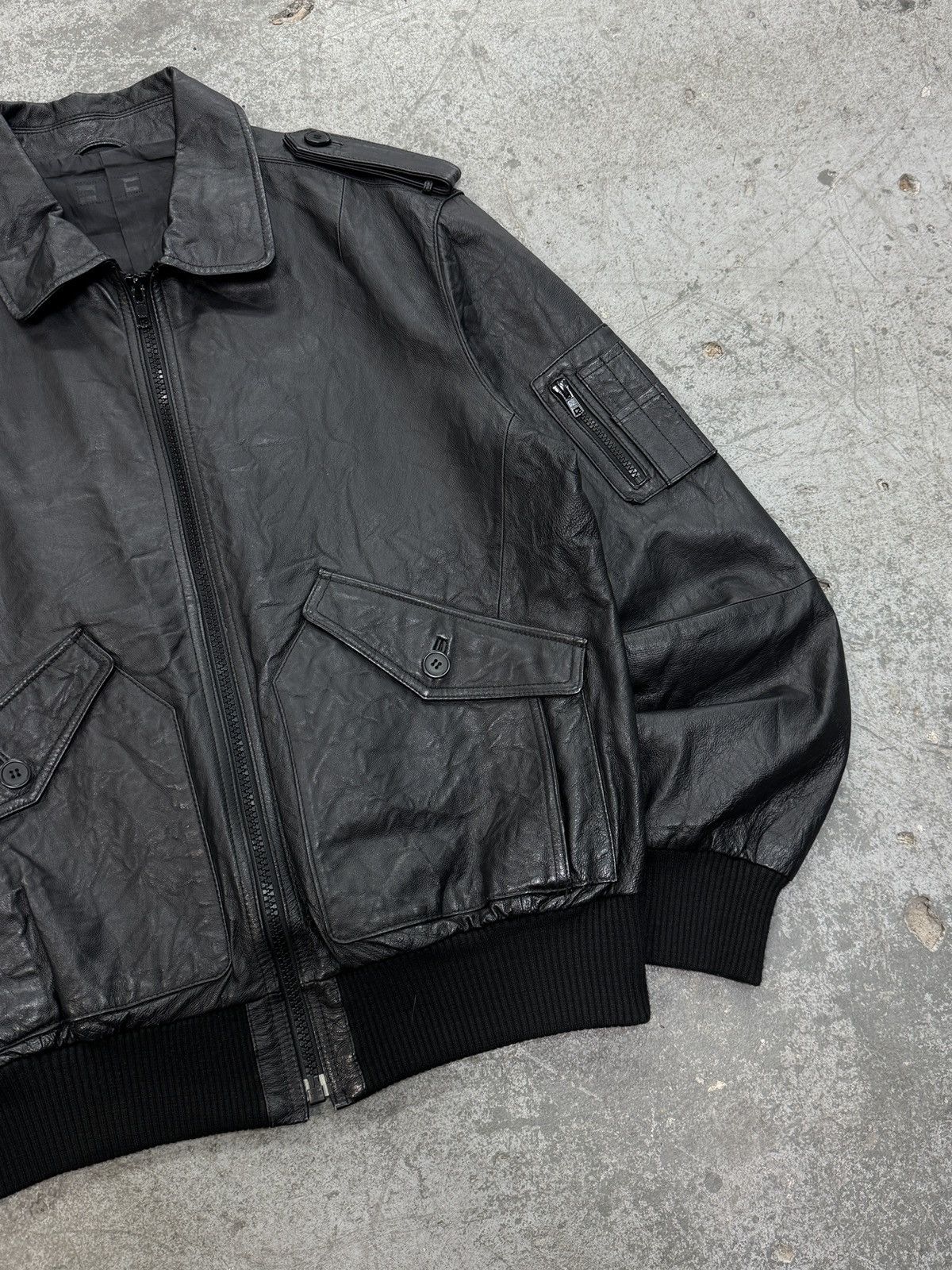 Japanese Brand Vintage Real Leather Racing Jacket Primavera Size US L / EU 52-54 / 3 - 6 Thumbnail