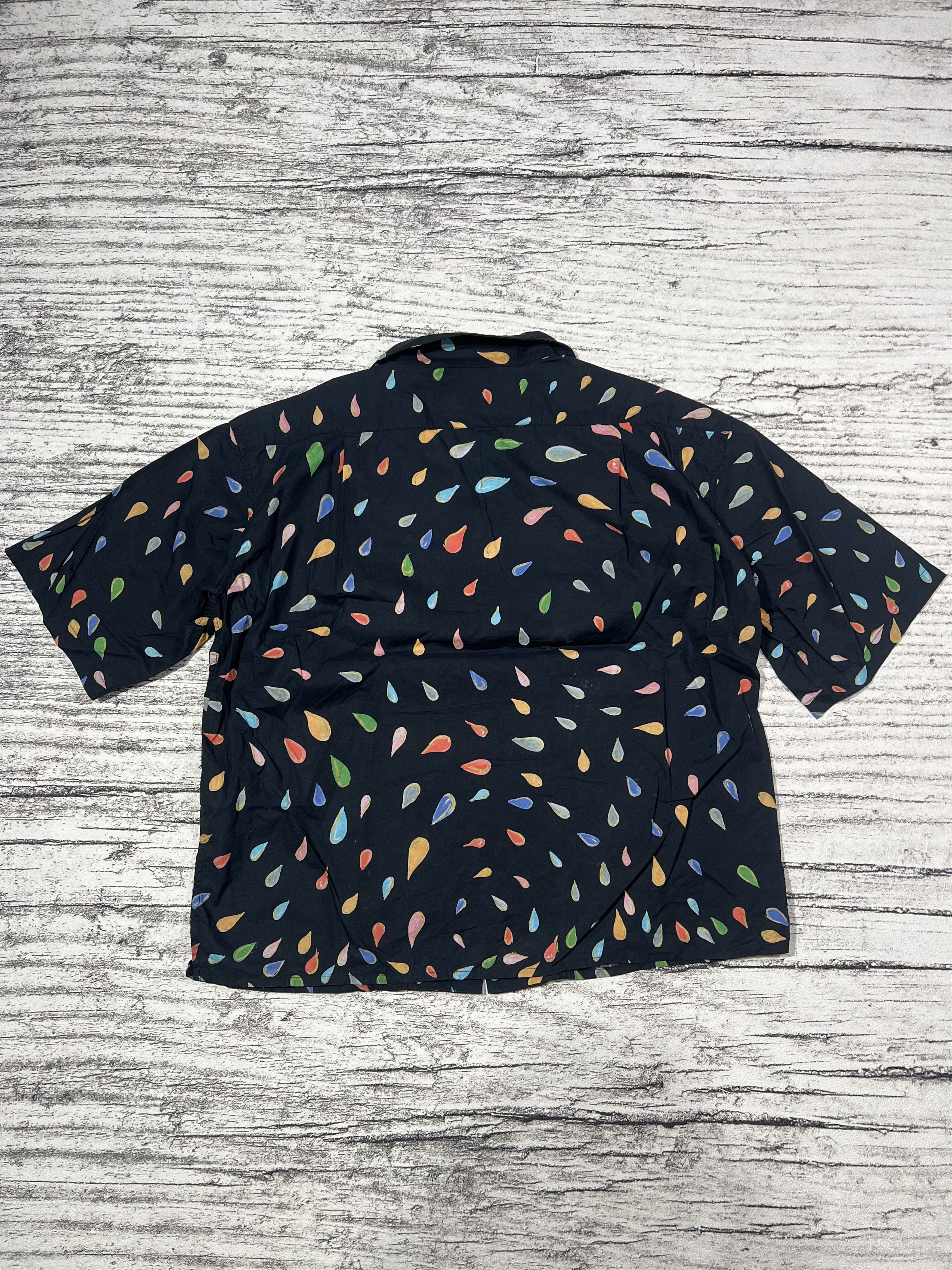 Issey Miyake 2000s Tsumori Chisato Polkadot Pattern Open Collar Shirt Size US M / EU 48-50 / 2 - 3 Thumbnail