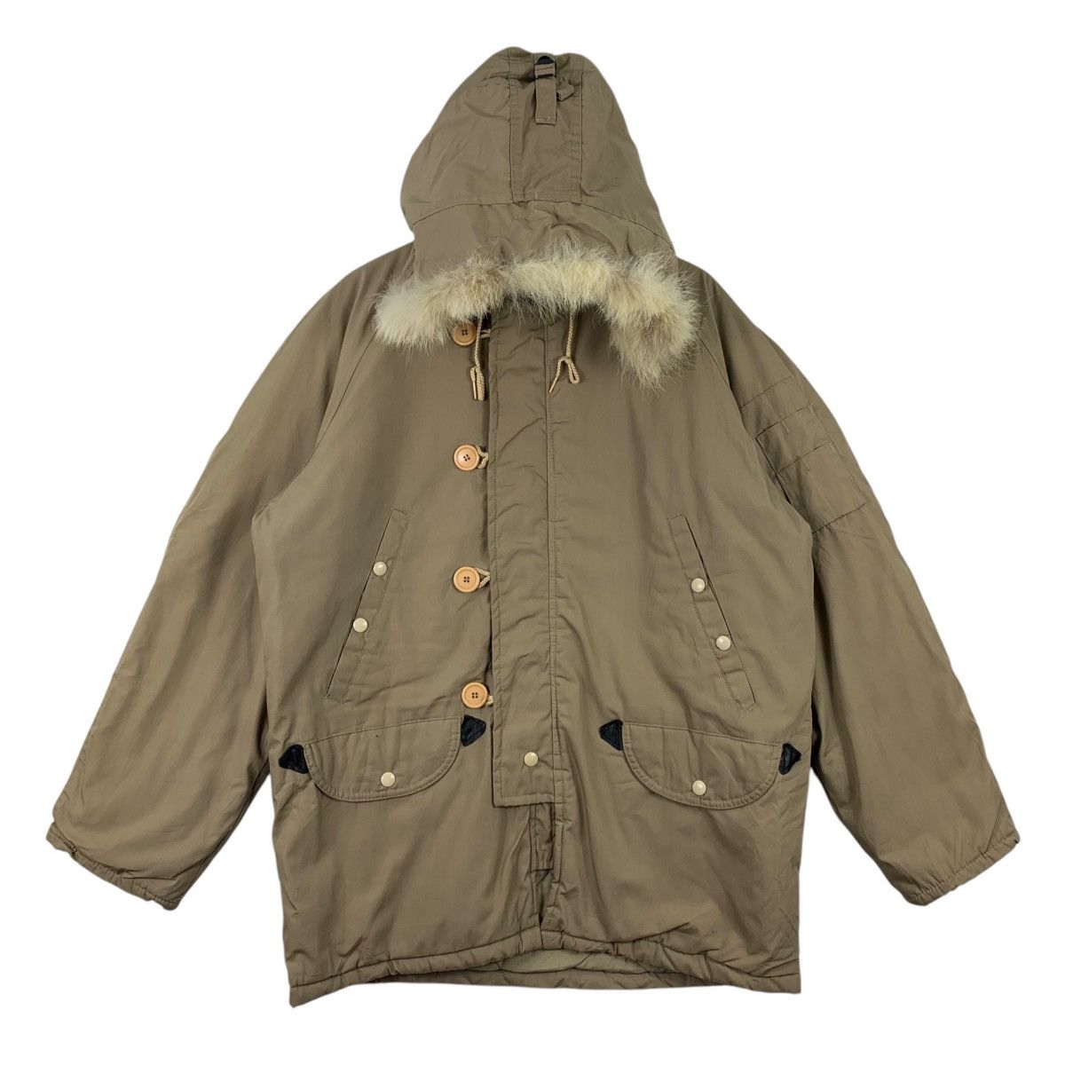 Vintage Vintage CORINTH MFG artic parka furred hooded jacket Size US M / EU 48-50 / 2 - 1 Thumbnail